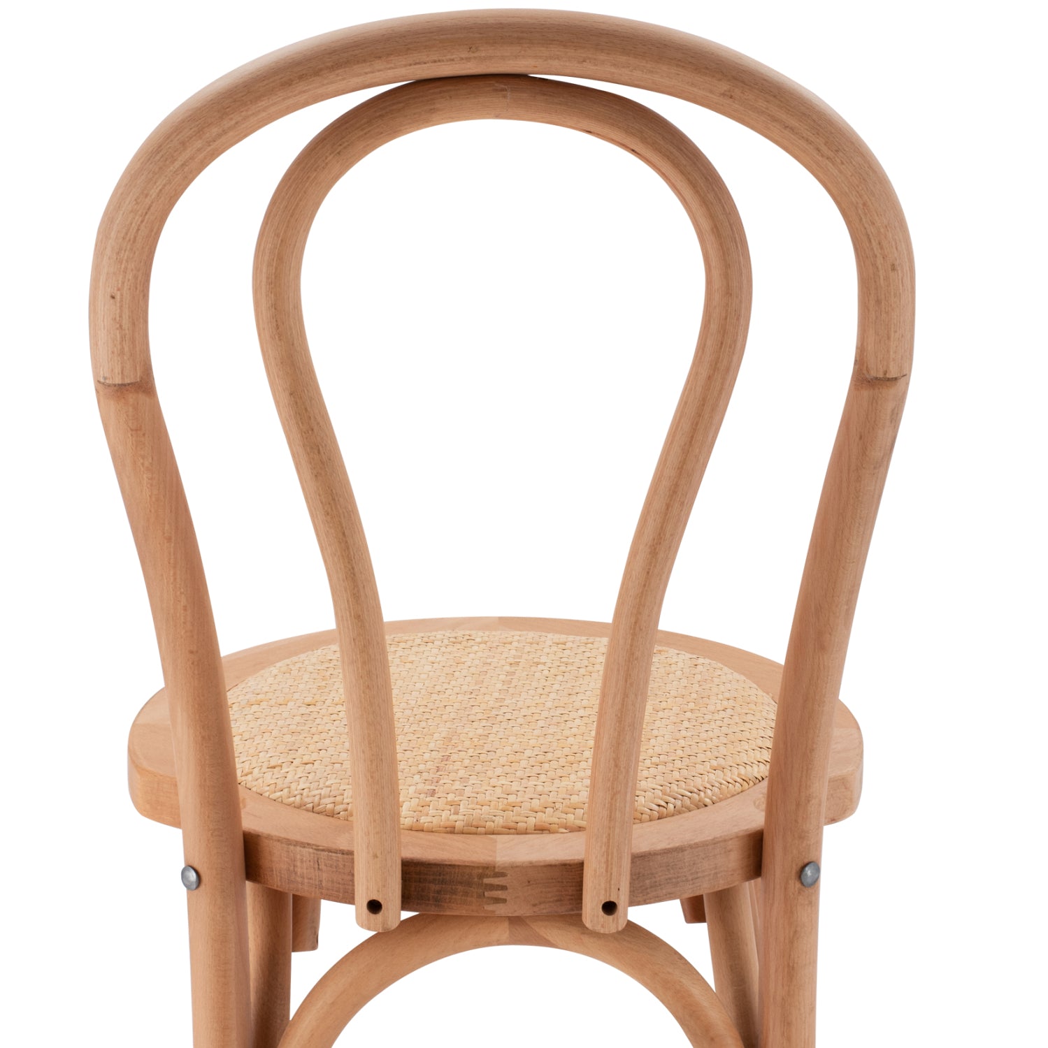 Дървен бар стол традиционал натурал 41X47X108