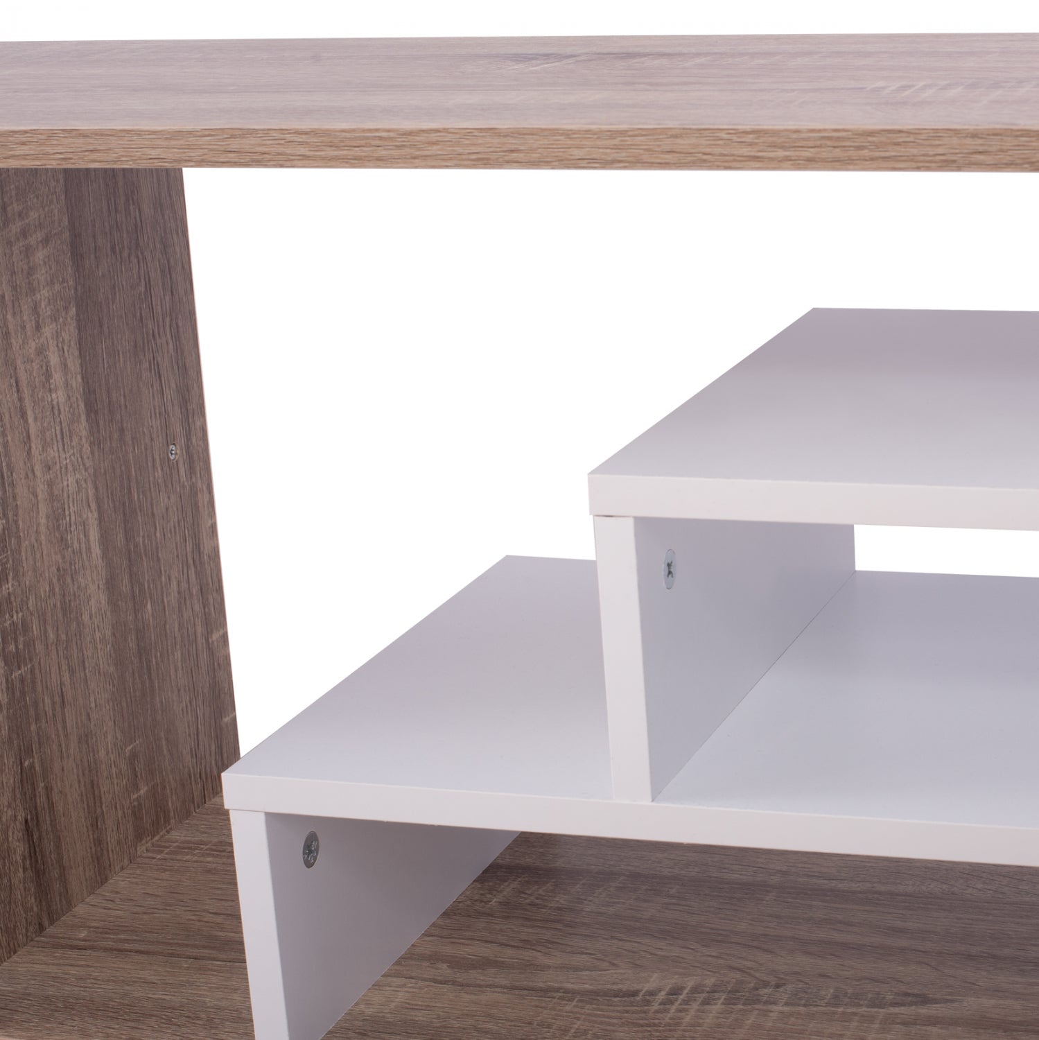 Мебели за телевизор HUGN 120x29.5x39.5см. сонама бяла