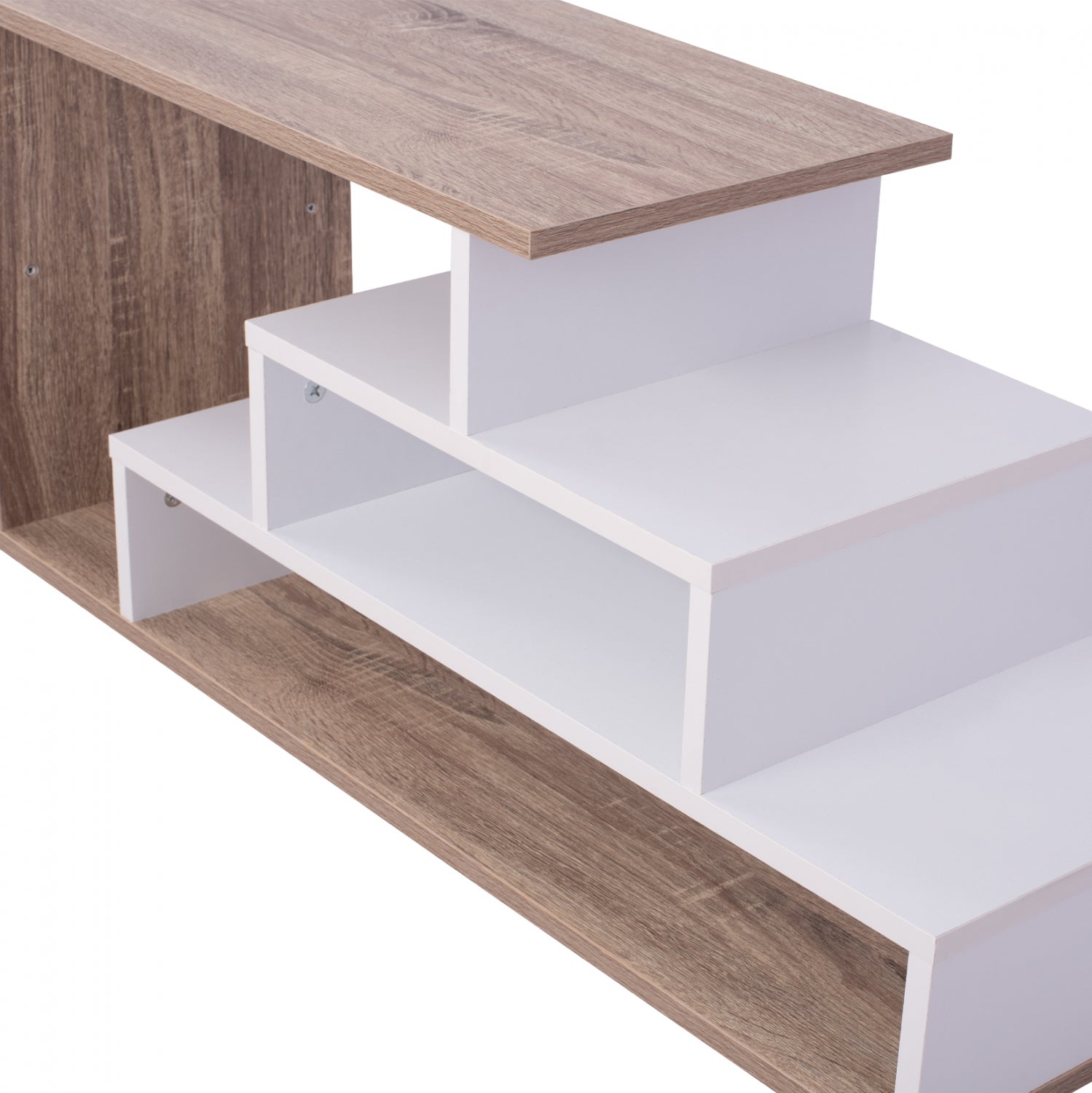 Мебели за телевизор HUGN 120x29.5x39.5см. сонама бяла