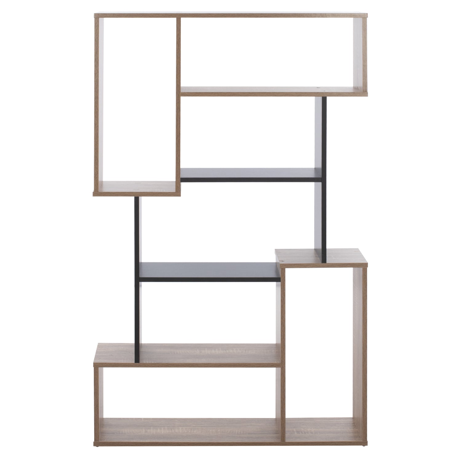 Библиотека SHAY сив-сонома цвят 85X22X140см