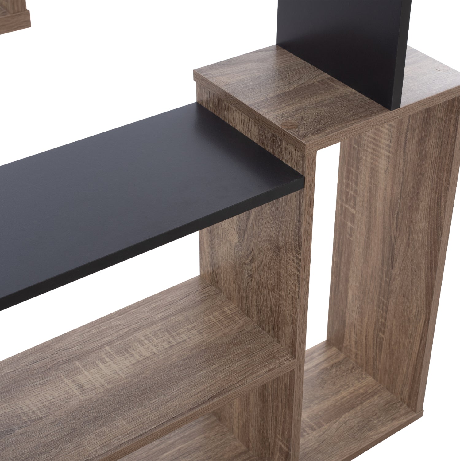 Библиотека SHAY сив-сонома цвят 85X22X140см