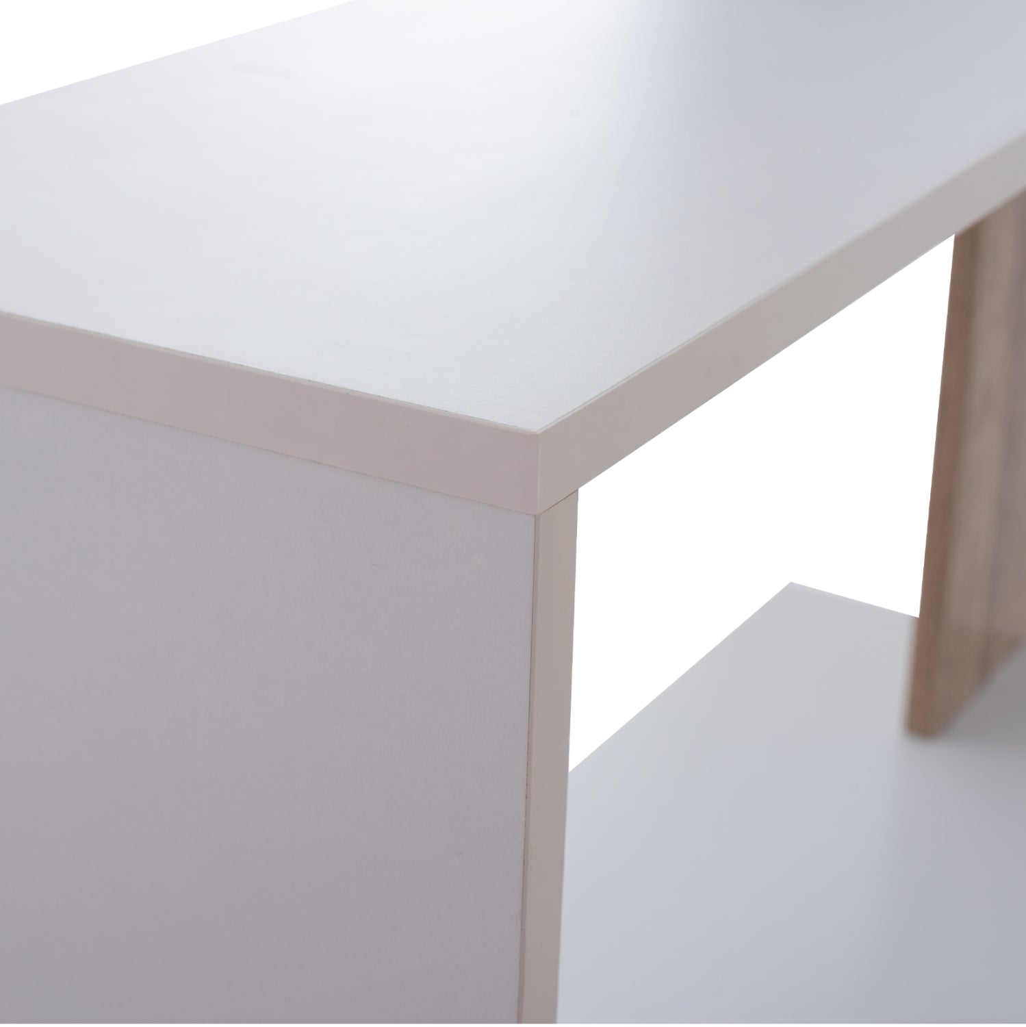 Библиотека HARVEY  цвят натурал-бял  80x23x141см