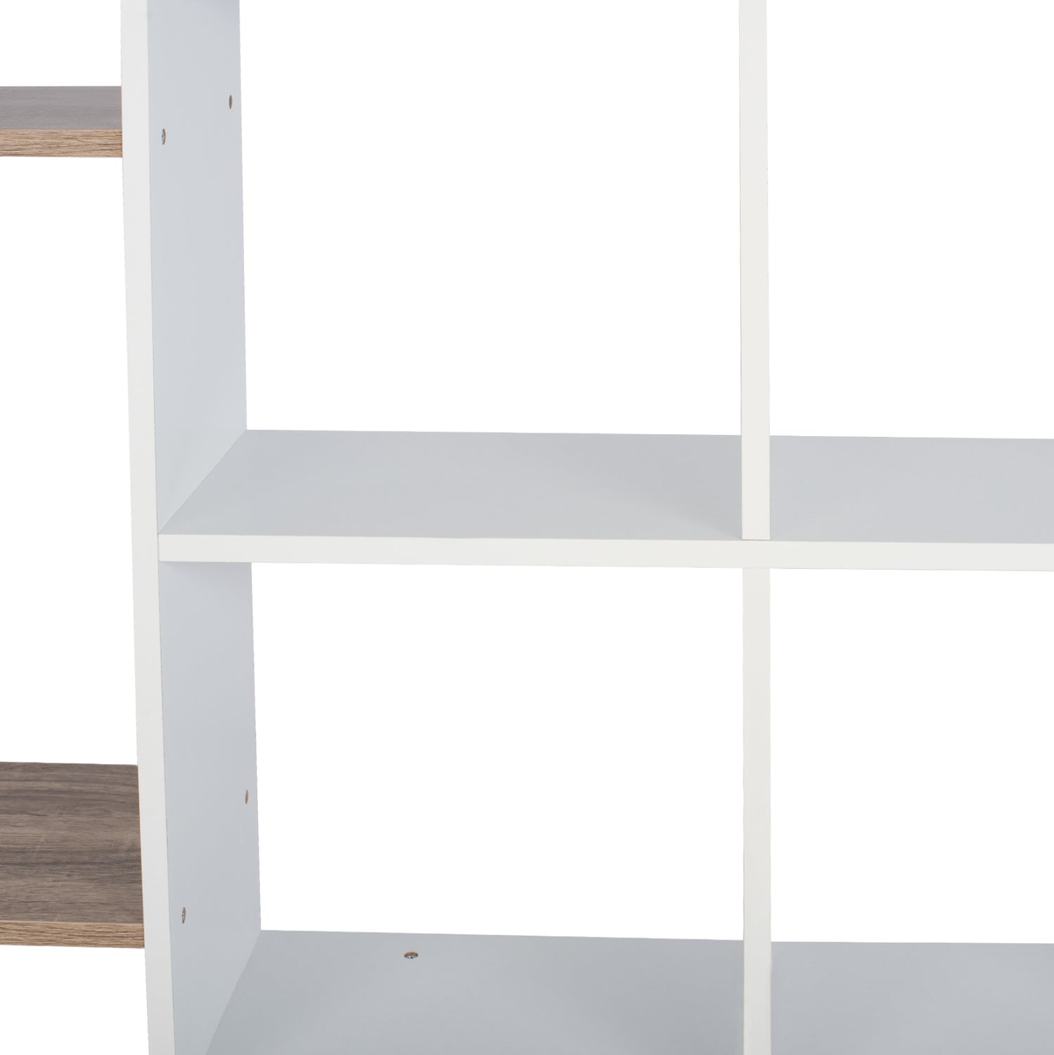 Библиотека  BRODY цвят сонама-бял 136x22x136-см