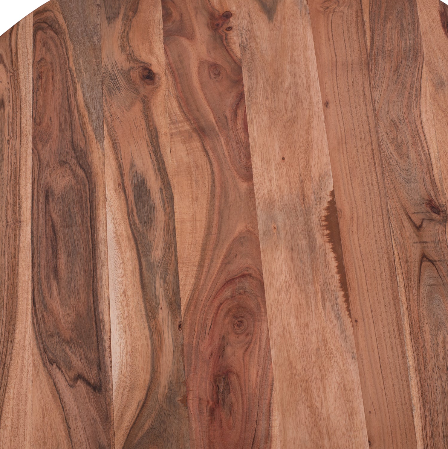 Холна маса ANNETTE черен-естествен цвят  Φ90x40 см