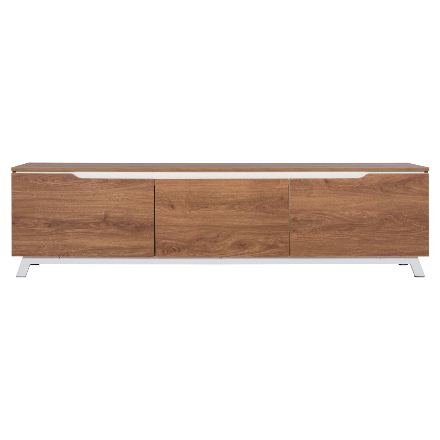 Тв шкаф  KIMIA  цвят натурал-бял 180x35x48.5см