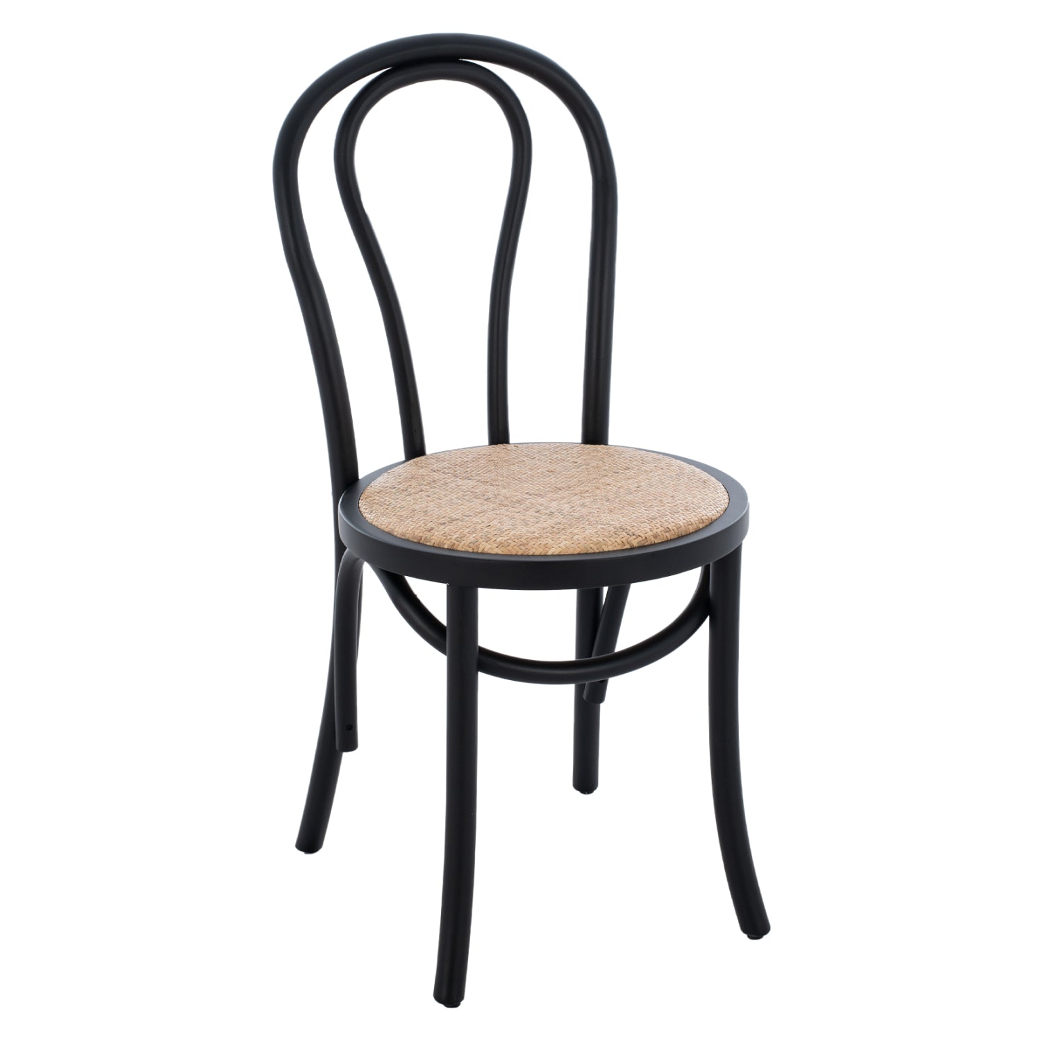 Стол Монреал черен цвят 40x40x87