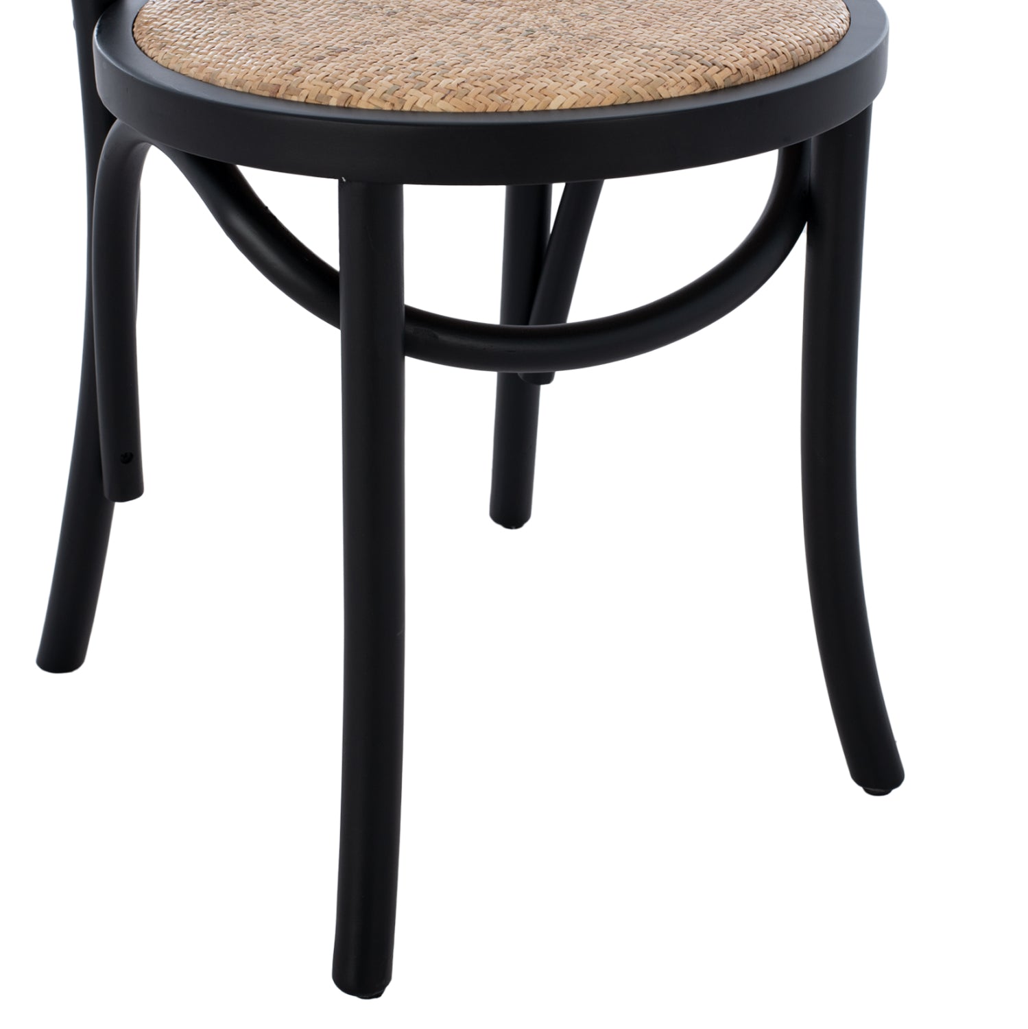 Стол Монреал черен цвят 40x40x87