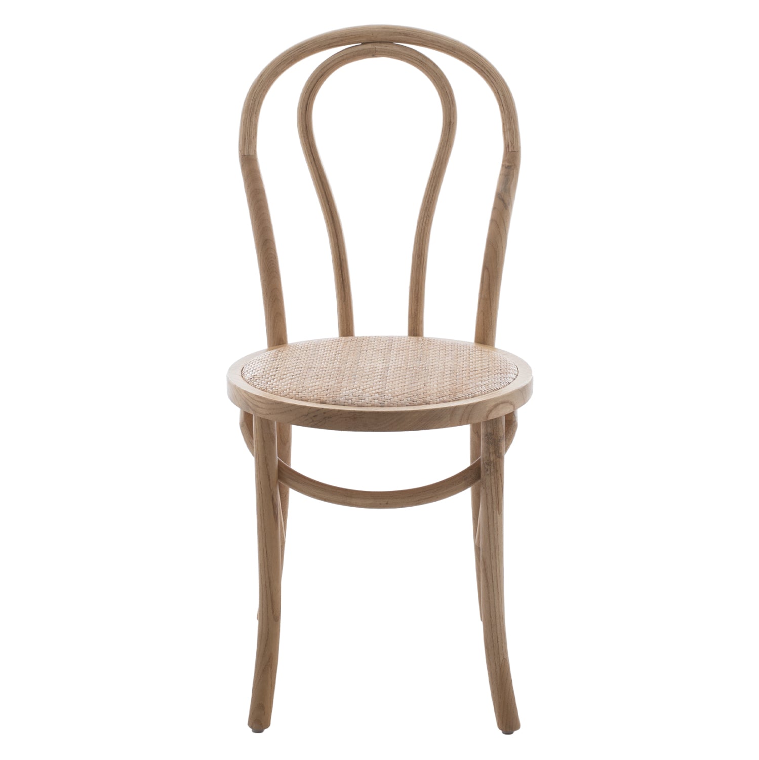 Дървен стол Монреал, виенски тип, изработен от бук в тъмен меден цвят