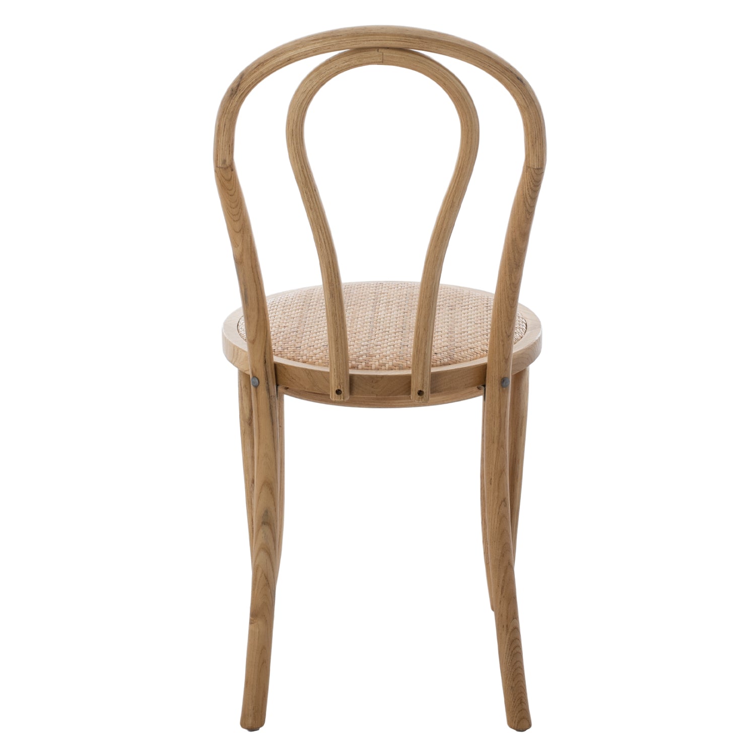 Дървен стол Монреал, виенски тип, изработен от бук в тъмен меден цвят