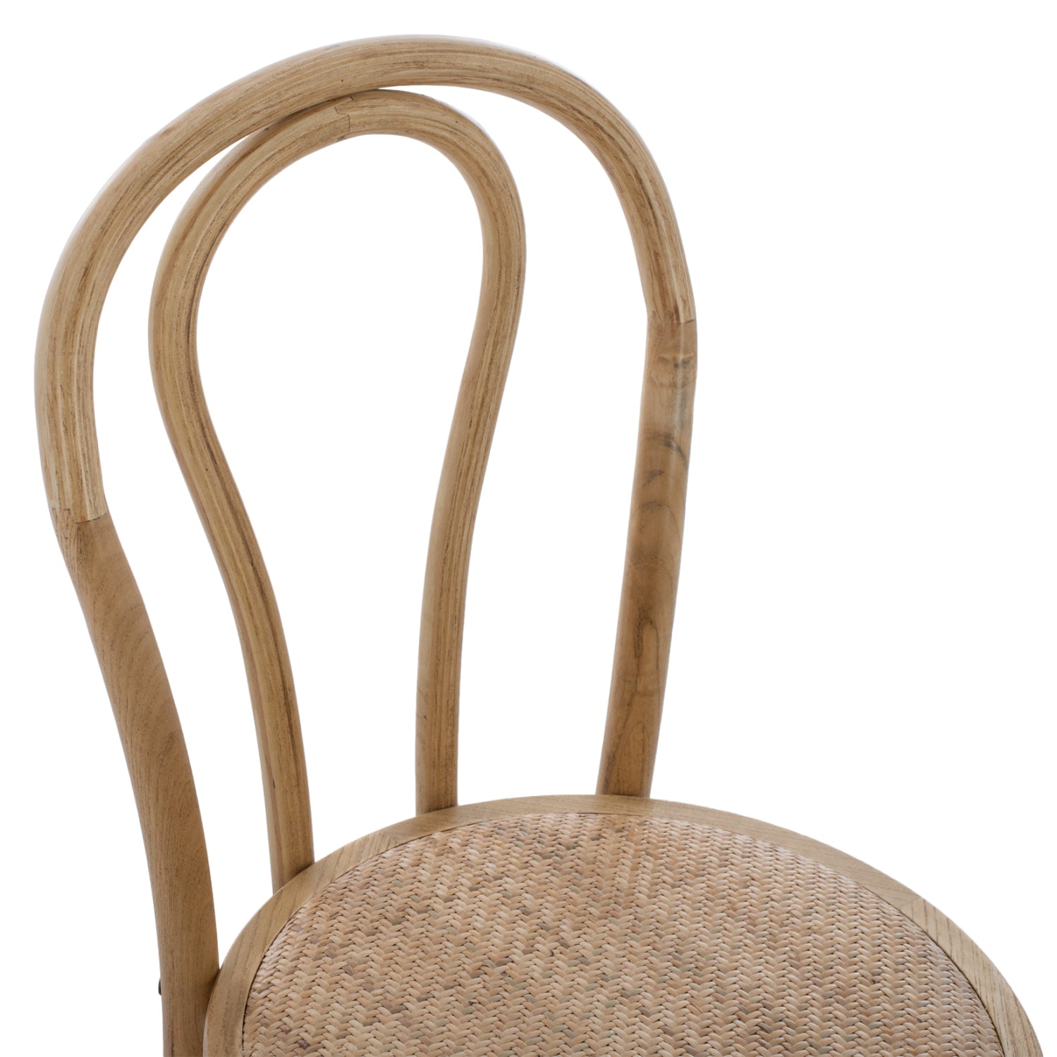 Дървен стол Монреал, виенски тип, изработен от бук в тъмен меден цвят