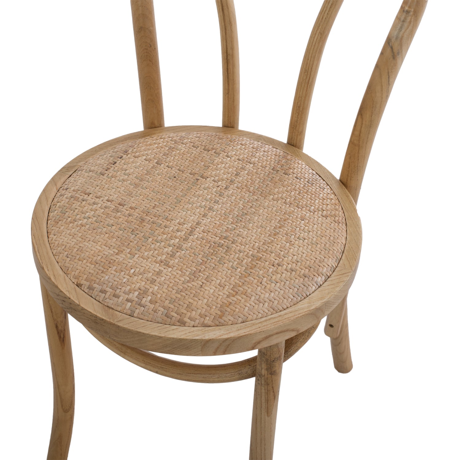 Дървен стол Монреал, виенски тип, изработен от бук в тъмен меден цвят