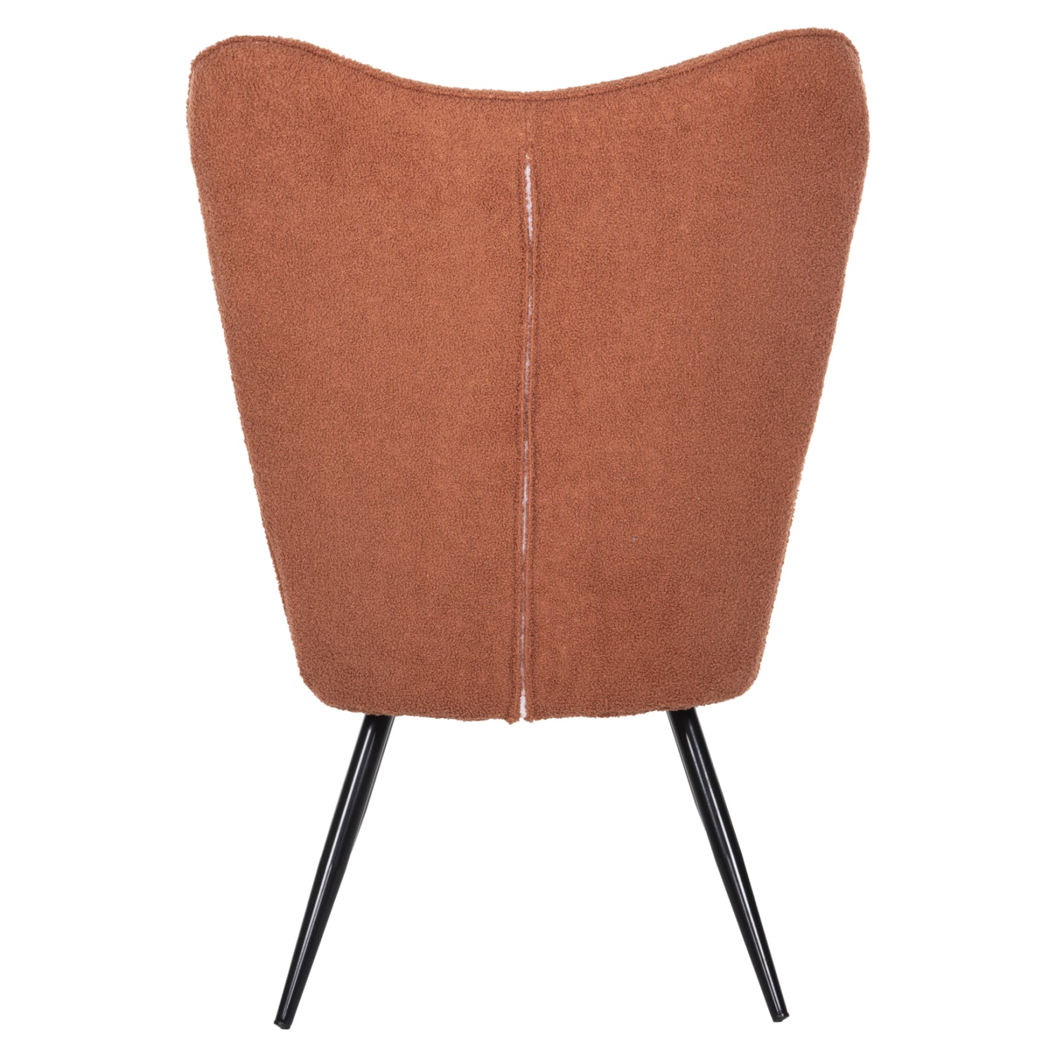 Кресло с табуретка Бергера оранжев цвят