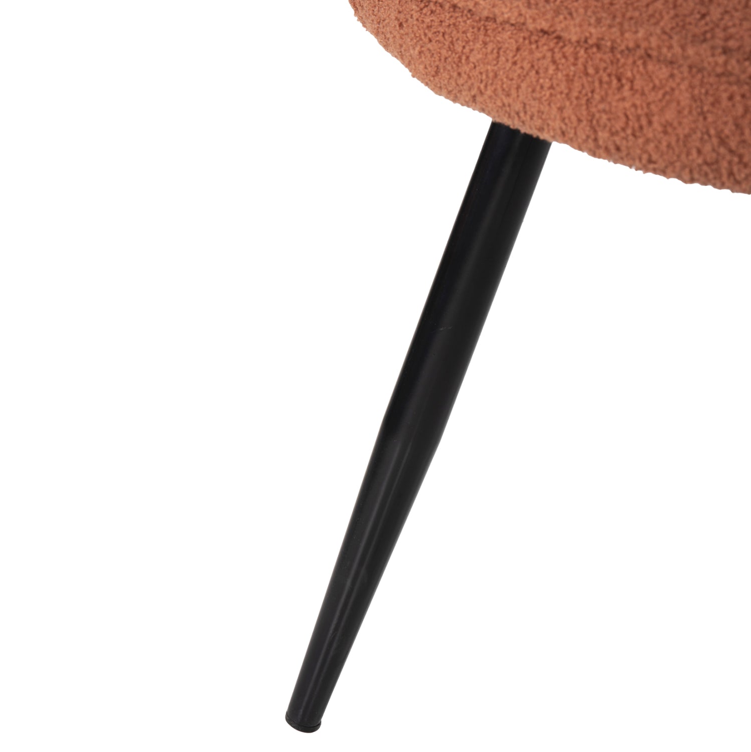 Кресло с табуретка Бергера оранжев цвят