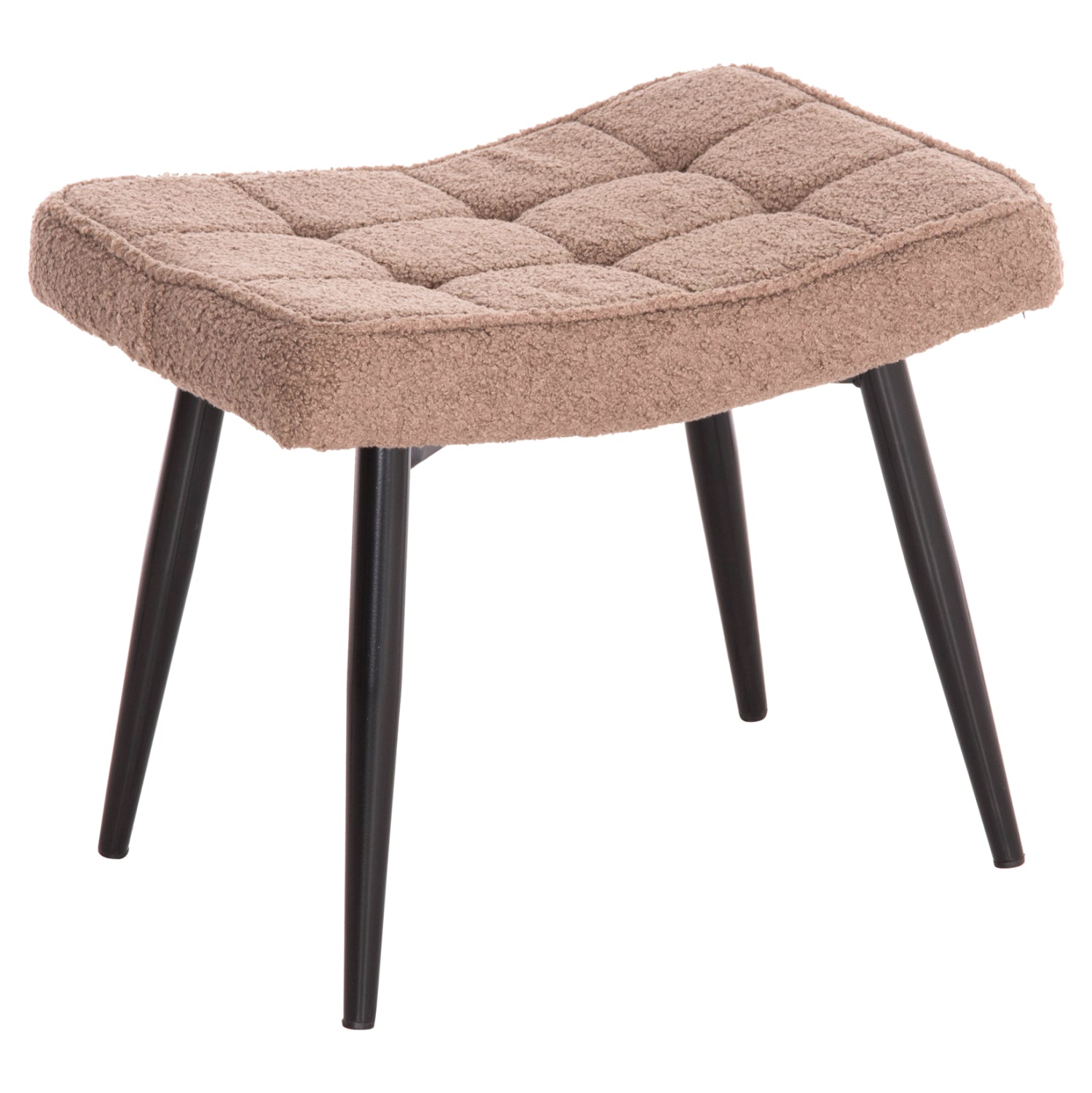 Фотьойл  Бергер кафяв плат 69x73x96см