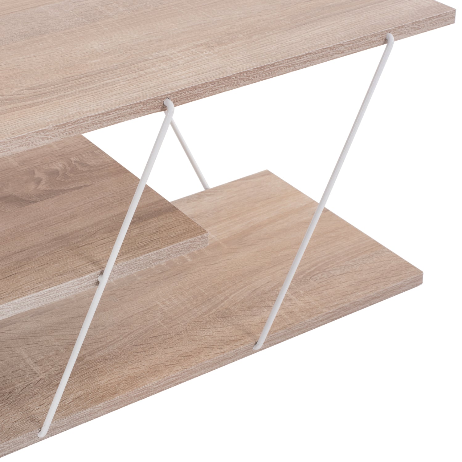 Тв шкаф TARS цвят сонома-бял 120x32x33