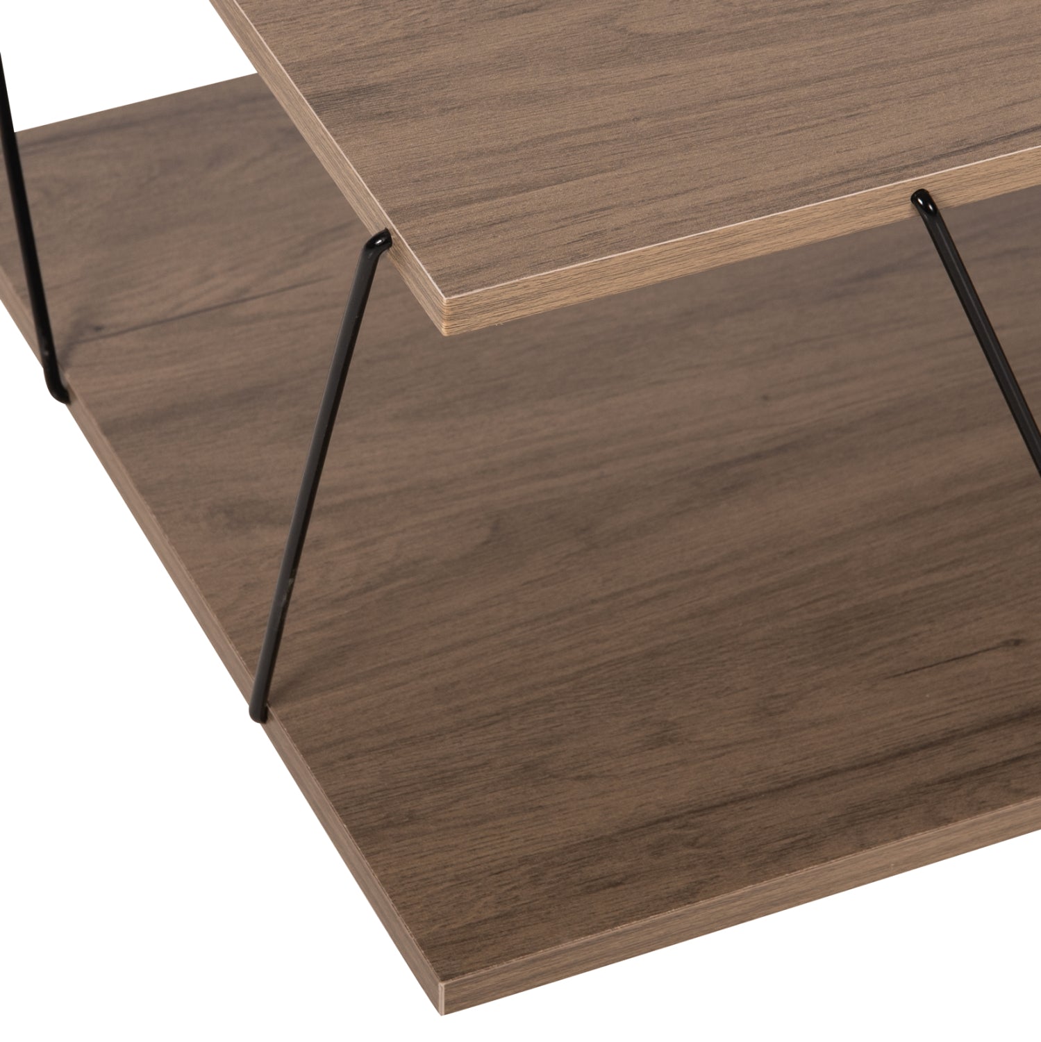 Холна маса Тарс цвят орех-черен 120Χ50Χ30см