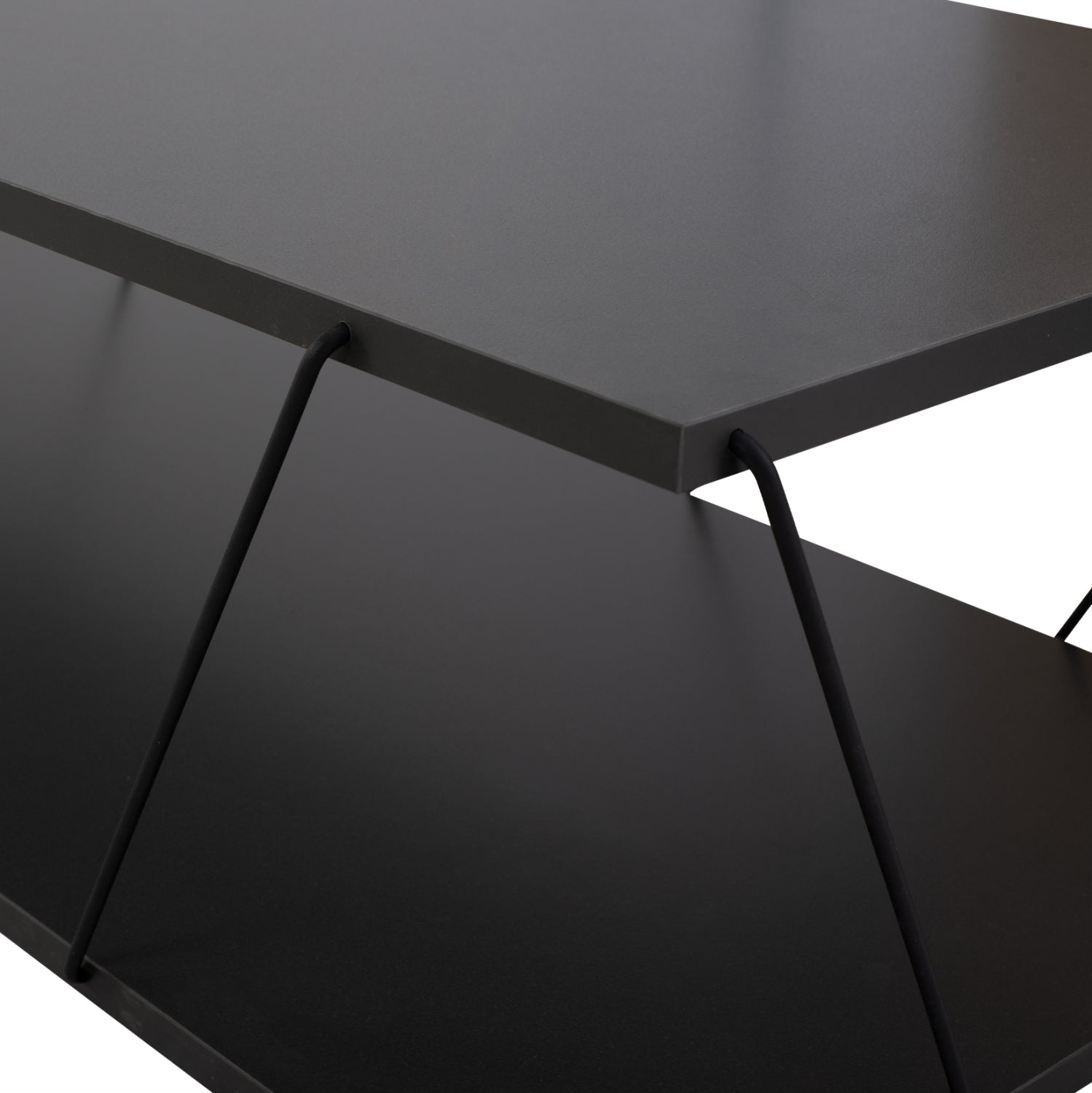 Холна маса Тарс черен цвят  120X50X30см