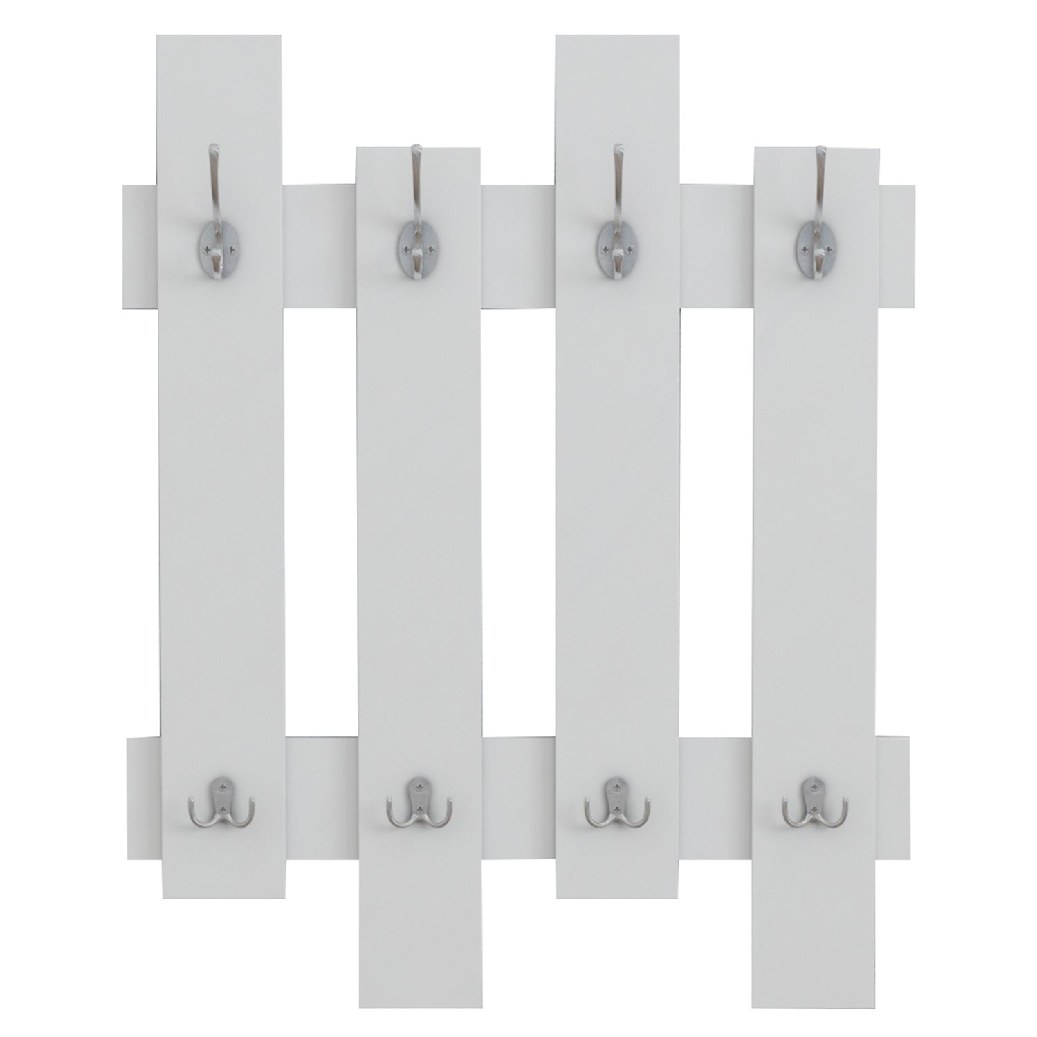 Входна закачалка Мелита бял цвят  64x4x79 см