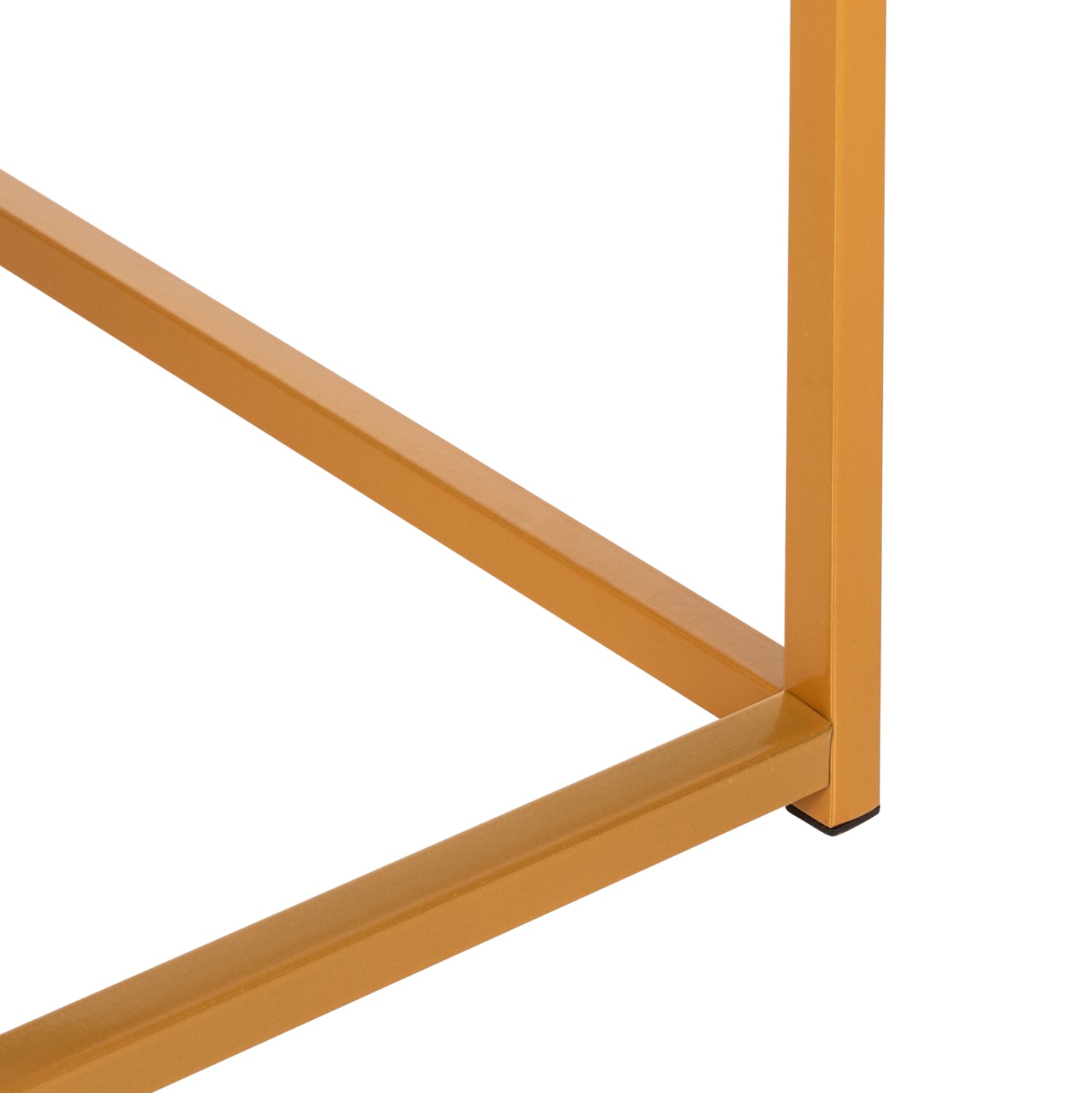 Холна маса  BRAYLEN бял-златист цвят  75x75x43.5см