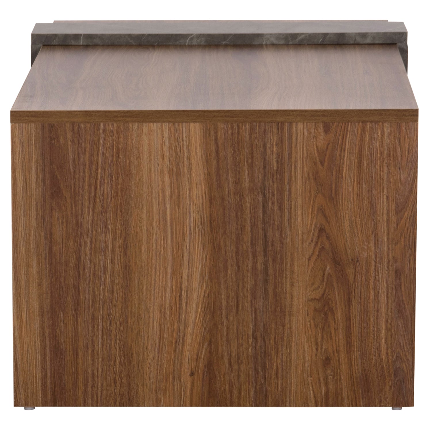 Холна маса  WILMA естествен-сив цвят 80X50X35см