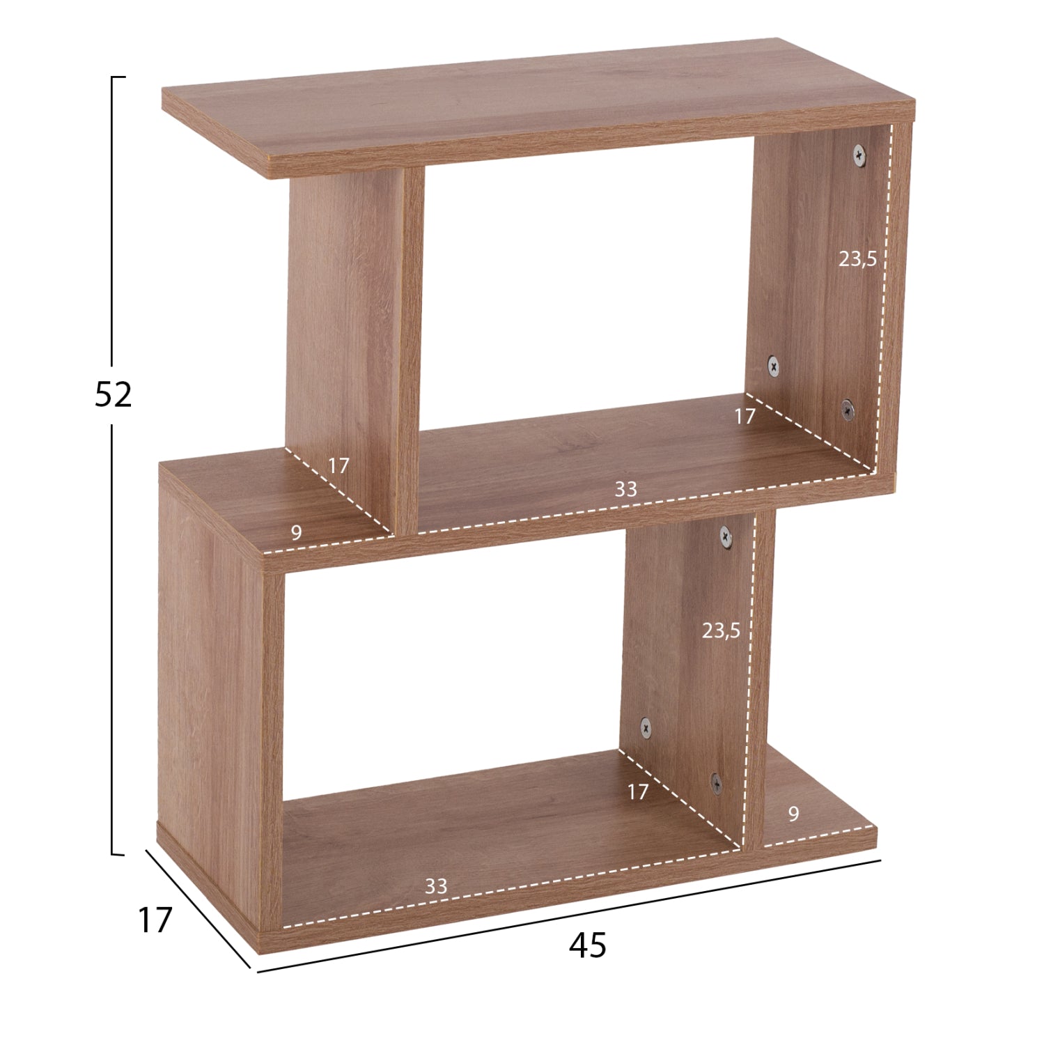 Помощна маса AMABELLA естествен цвят  45x17x52см