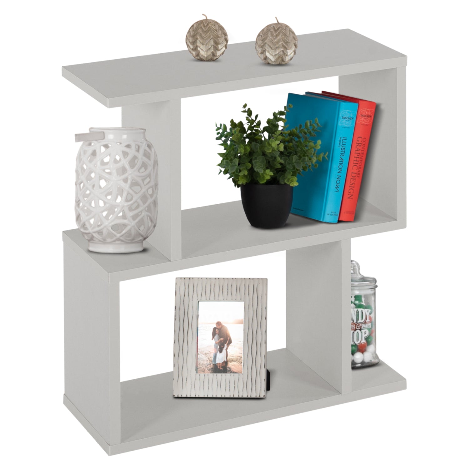 Помощна маса  Амир  бял цвят 45x17x52см