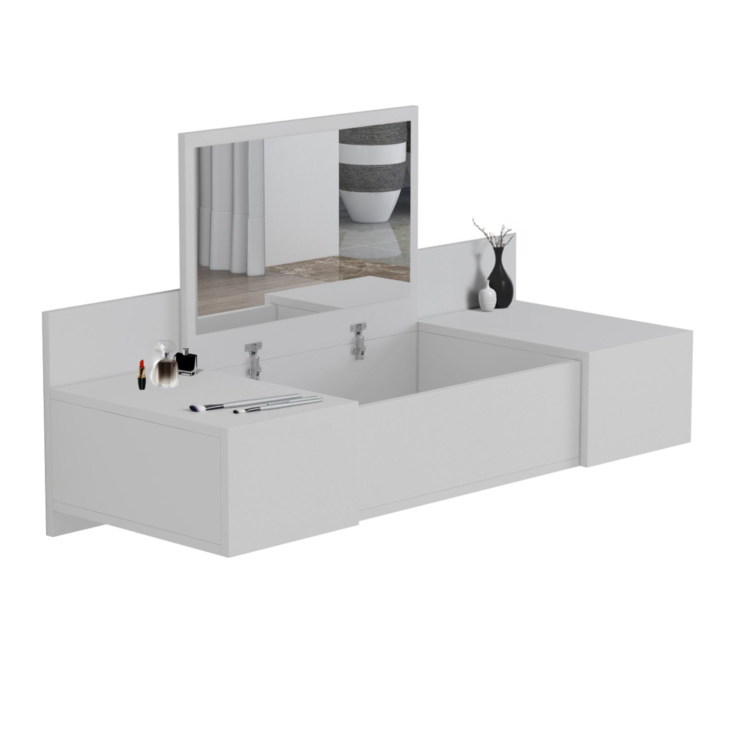 Тоалетка  LINDE  бял цвят 100x39x33