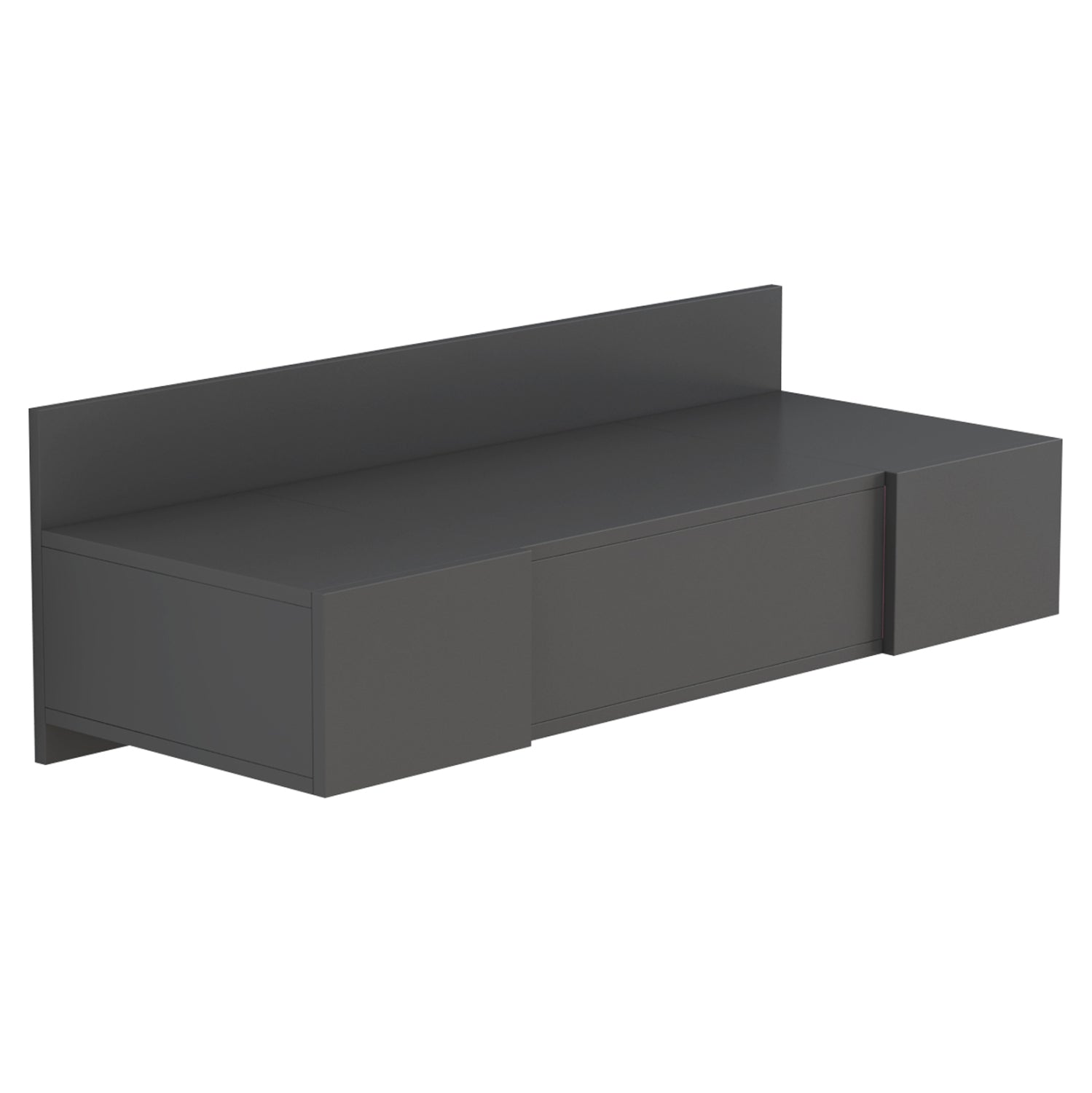 Тоалетка LINDE цвят антрацит 100x39x33