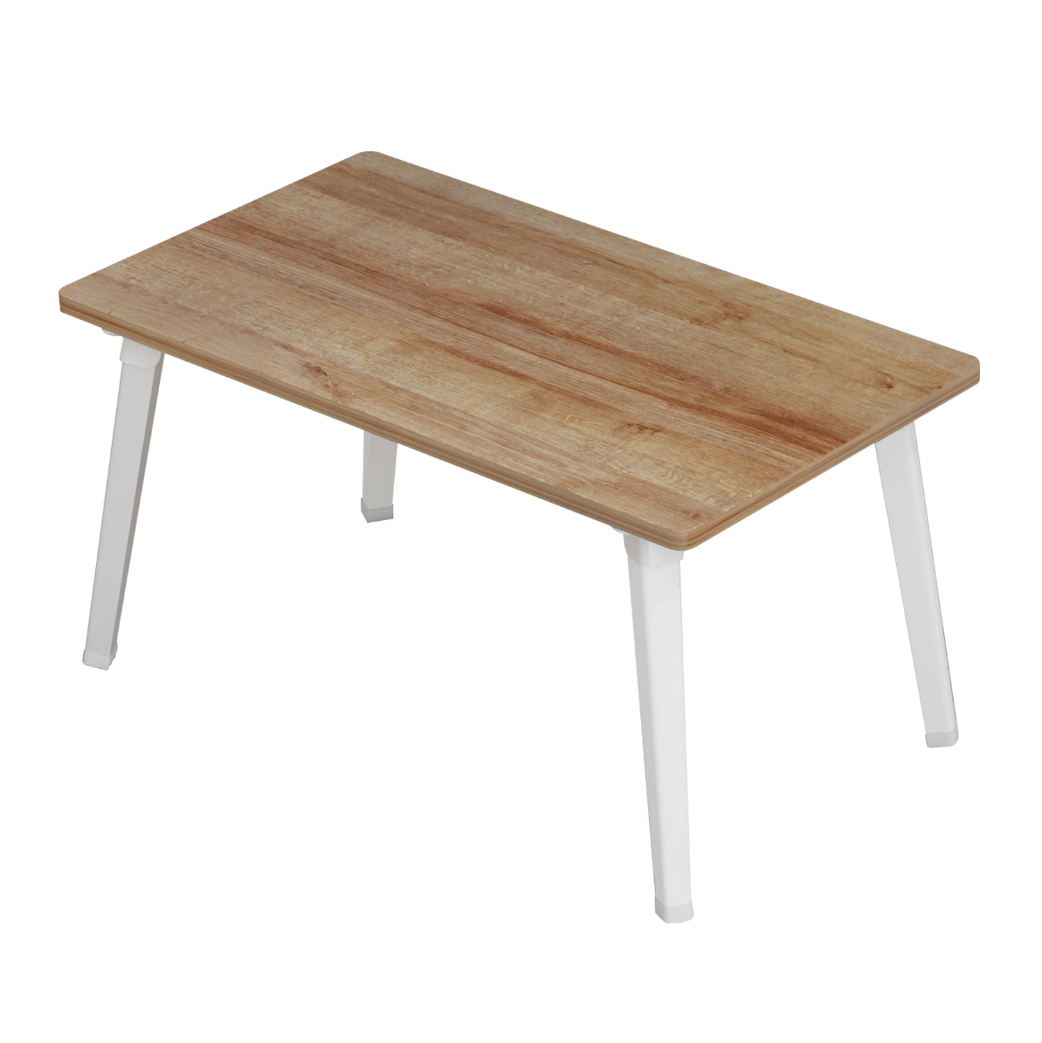 Сгъваема масичка BRITTA цвят бял-орех 60x34x29 см.