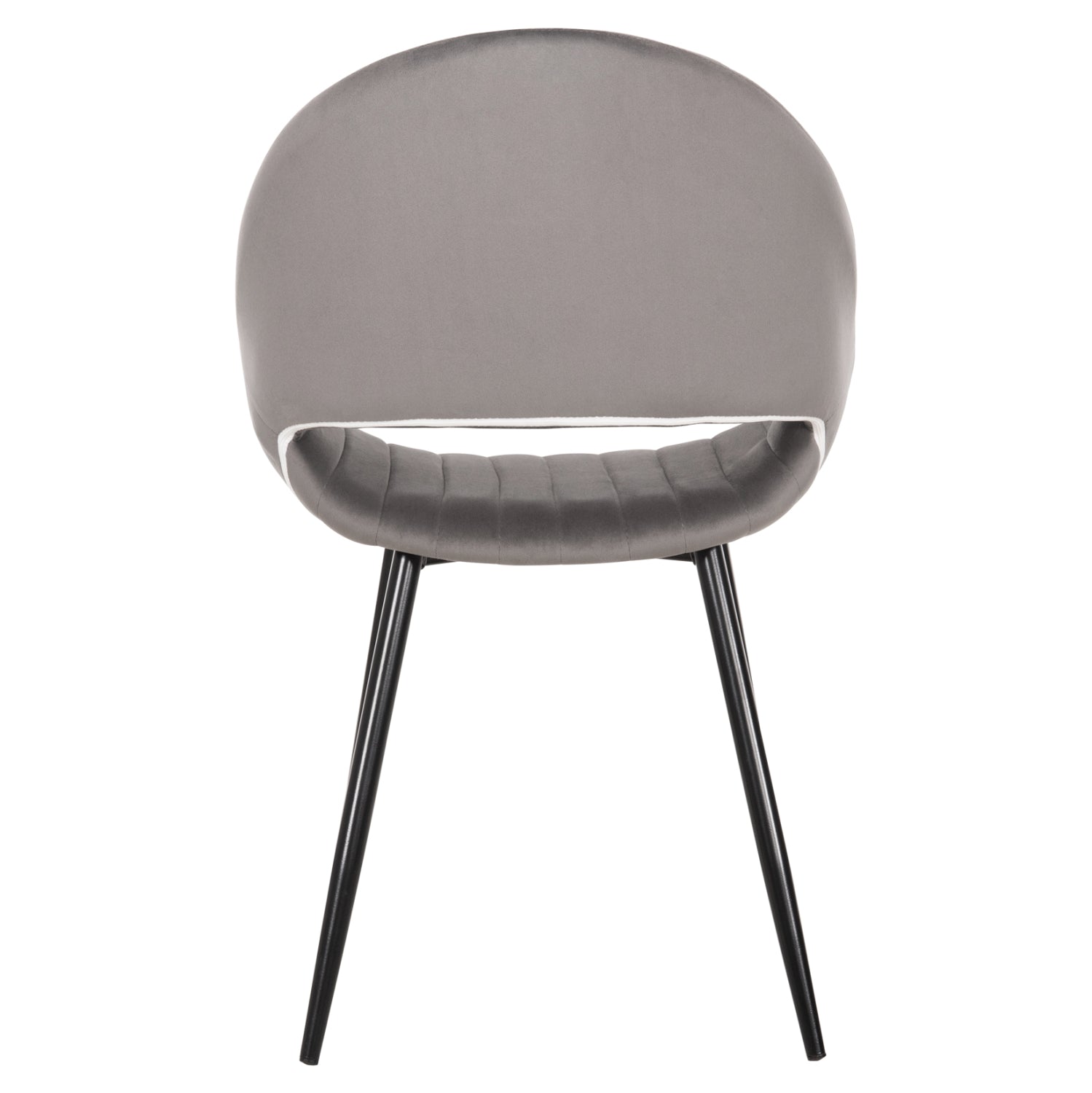 Стол  ODEN сив цвят кадифе 52x55x84