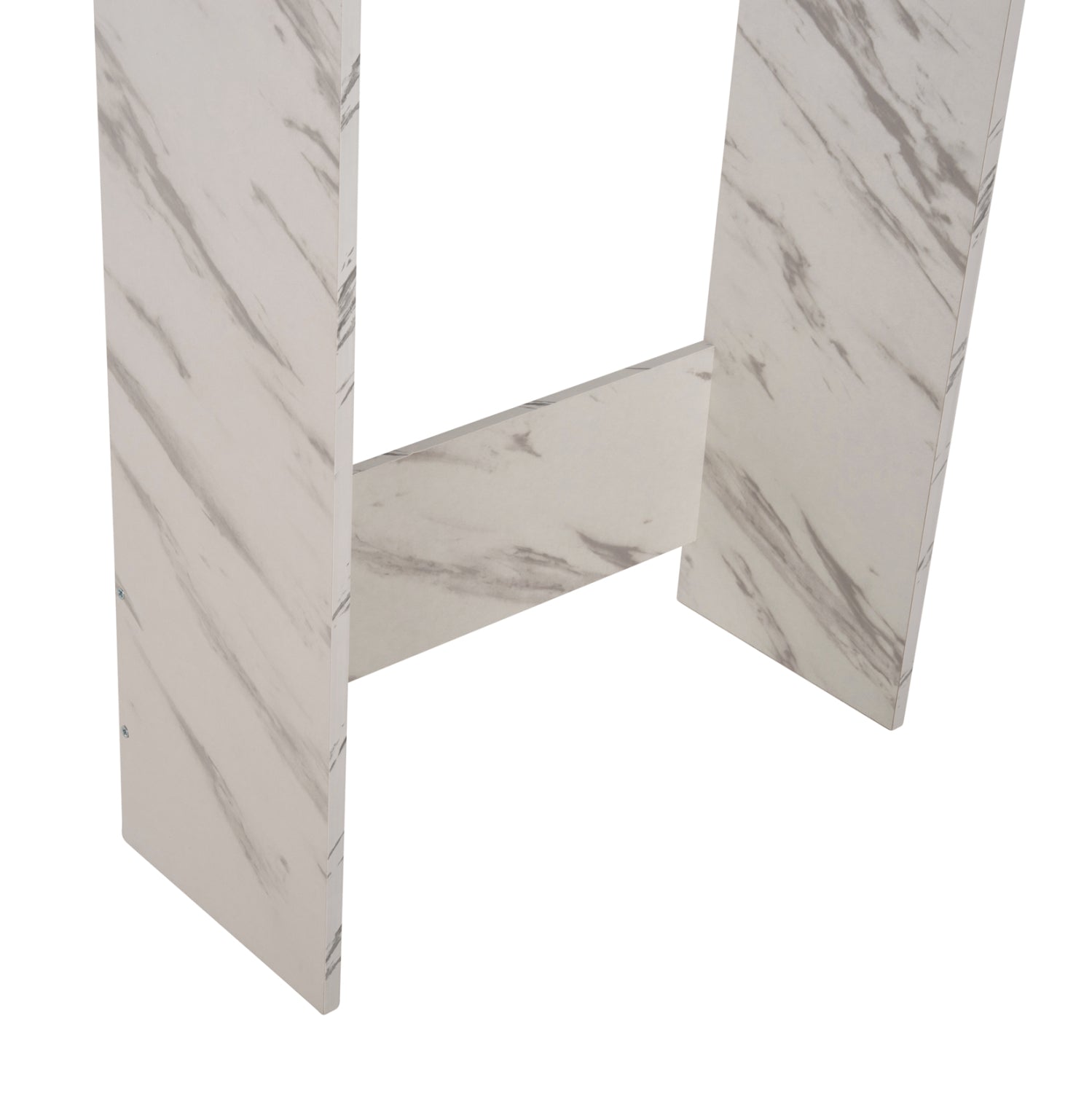 Шкаф за пералня TERRY бял мраморен ефект, 64x29x181 см