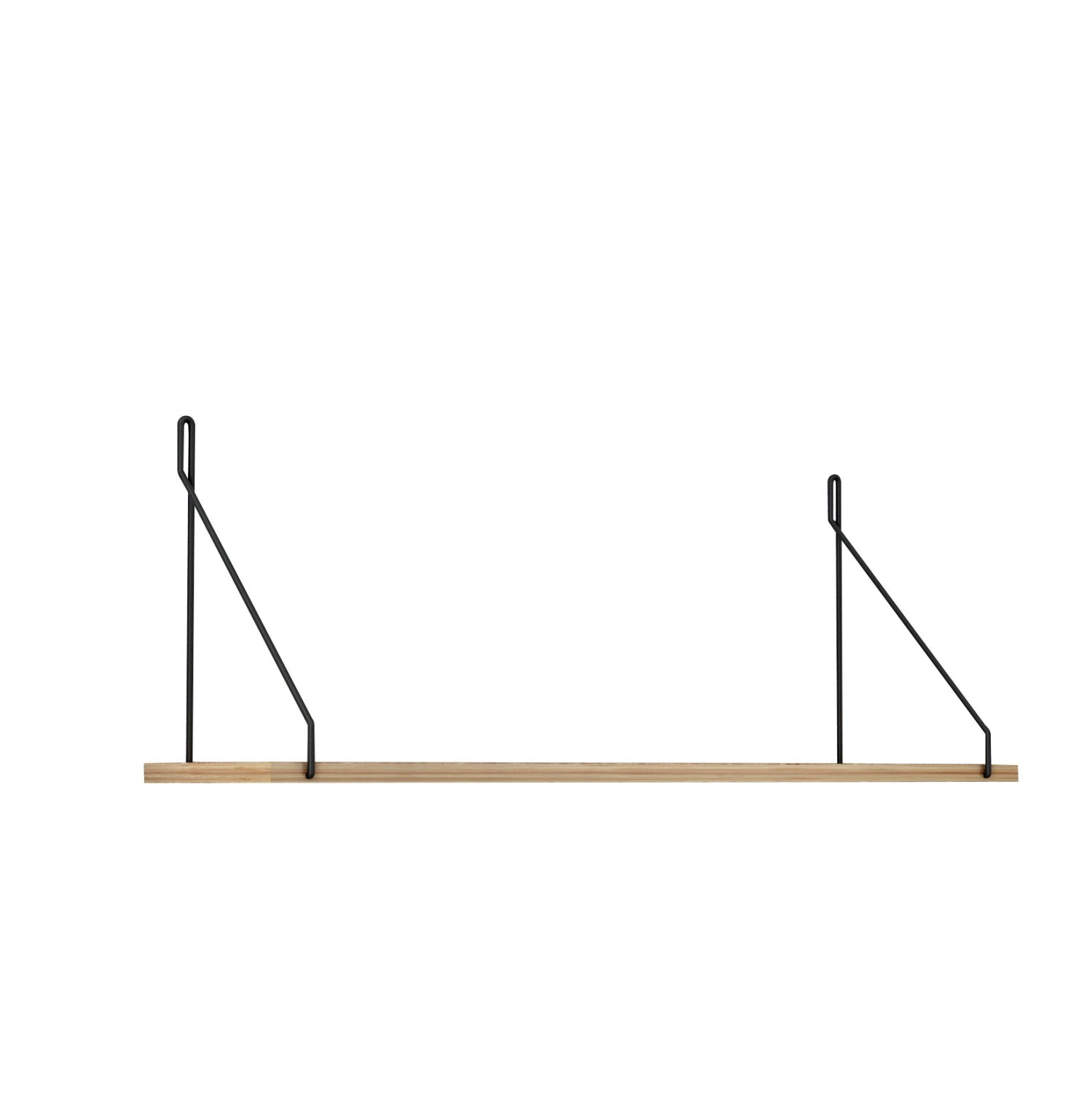 Стенен рафт agilan, меламин, естествен дъб, 72x20x27см