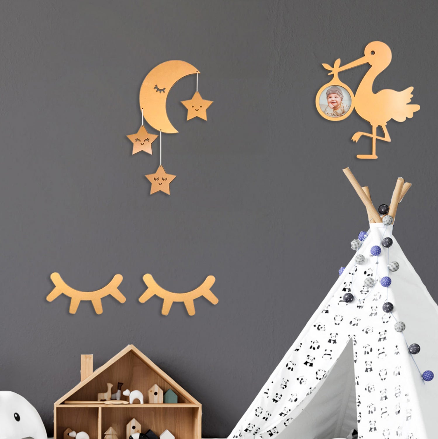 Детска декорация за стена 50X35 см.