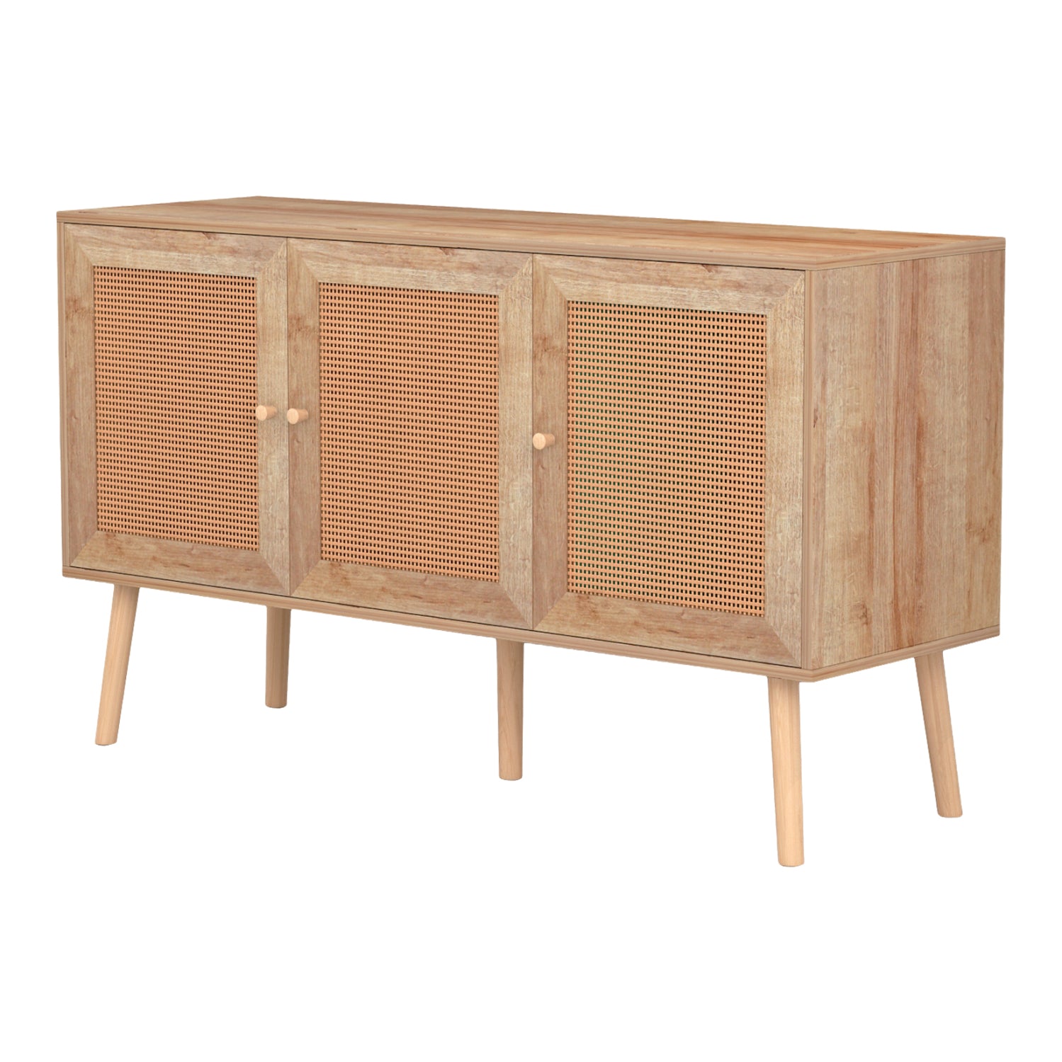 Бюфет COLM-  цвят натурал 120χ39χ70см