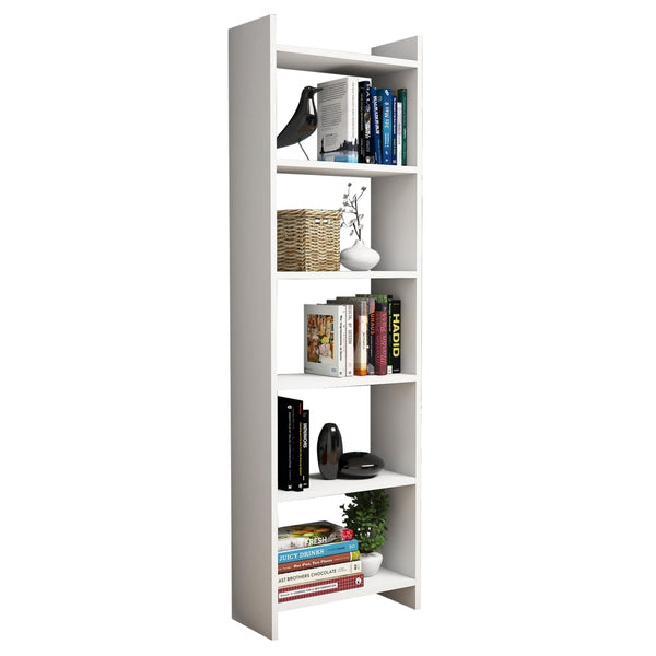 Библиотека FENSI  бял цвят 48.5x22x160см