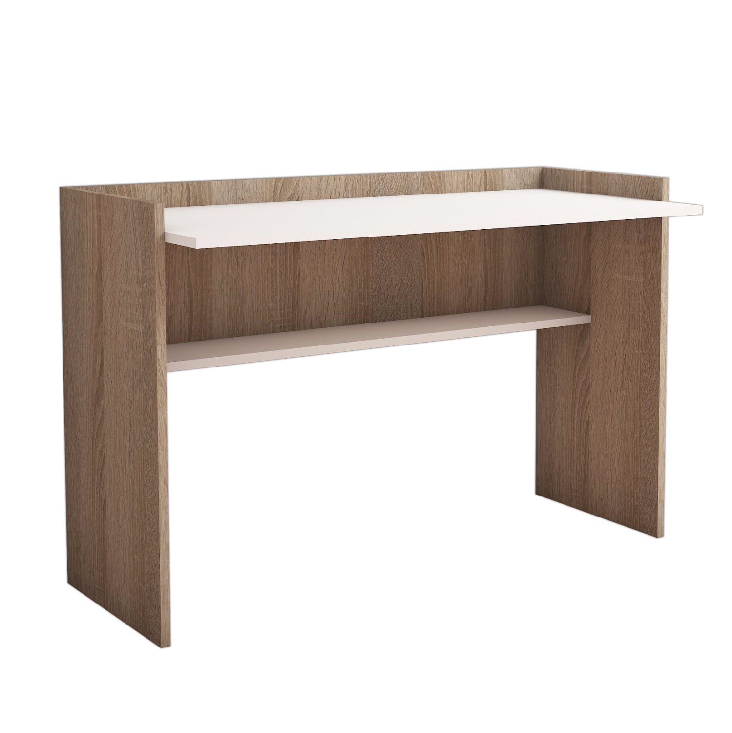 Офис бюро 9227 цвят сонама-бял 118x58x80см