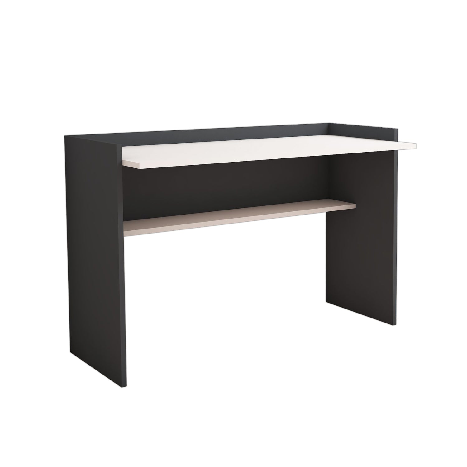 Офис бюро 9227 сив-бял цвят 118x58x80см