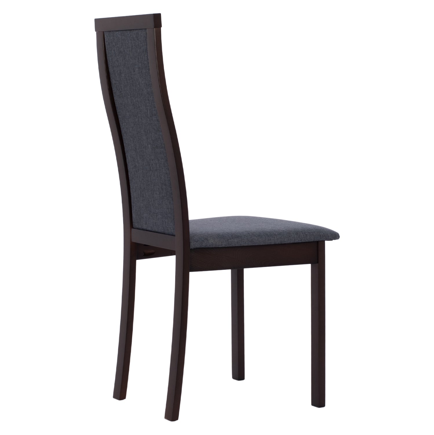 Трапезен стол Олея цвят орех-сив 45x55x100