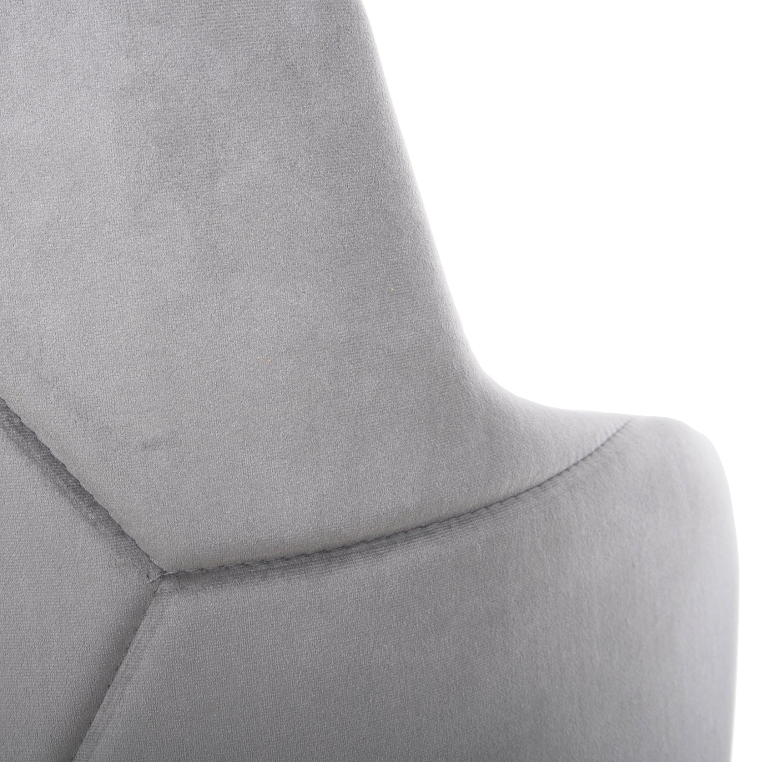 Кресло Триана цвят сив-златист