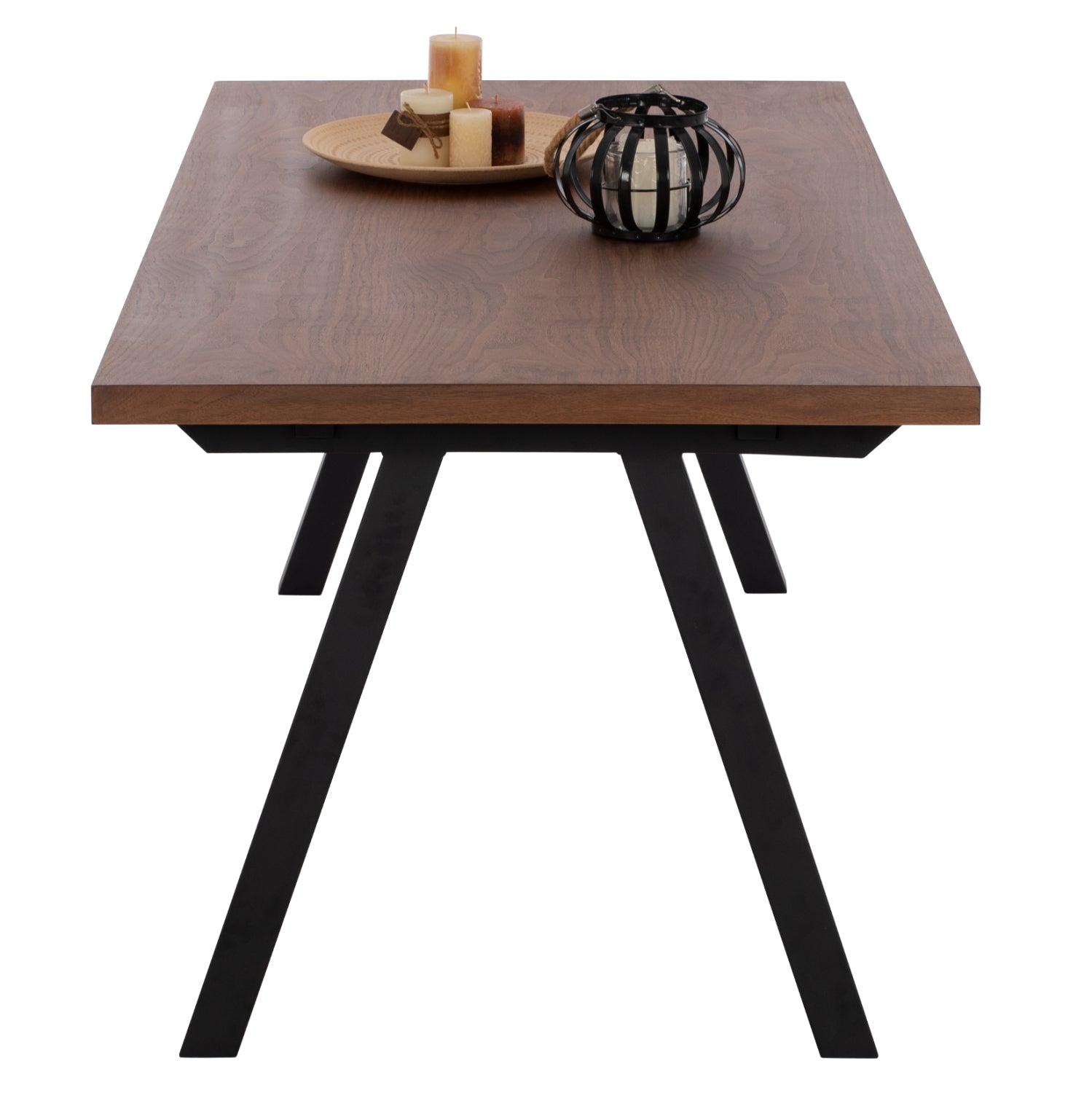 Трапезна маса  ARTI  орех цвят в стил рустик а 180x90x75 см.