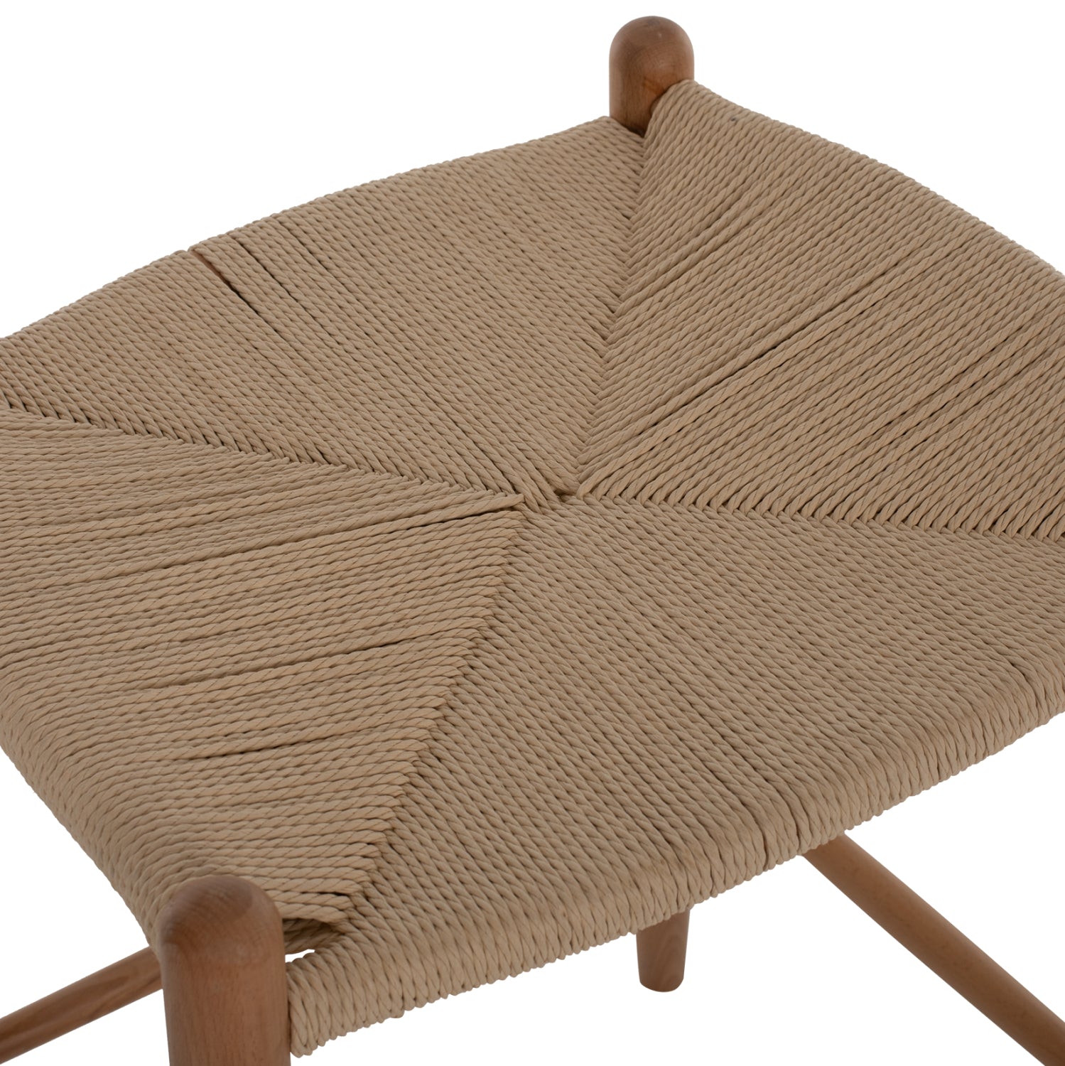 Бар стол brave със средна височина, бук, с въже, 53x46x69 см