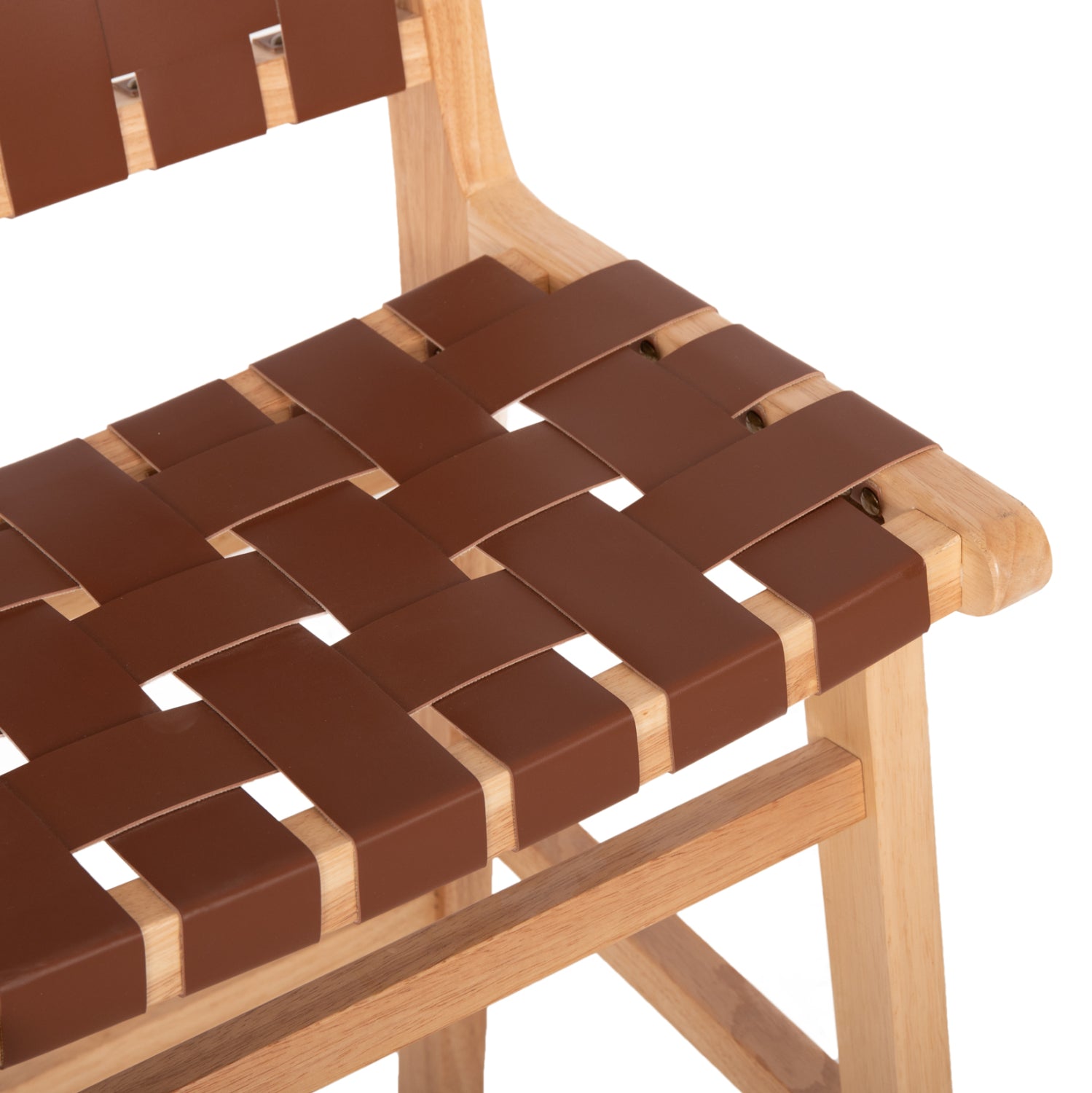 Бар стол Фелипе средна височина натурал  45x47x94