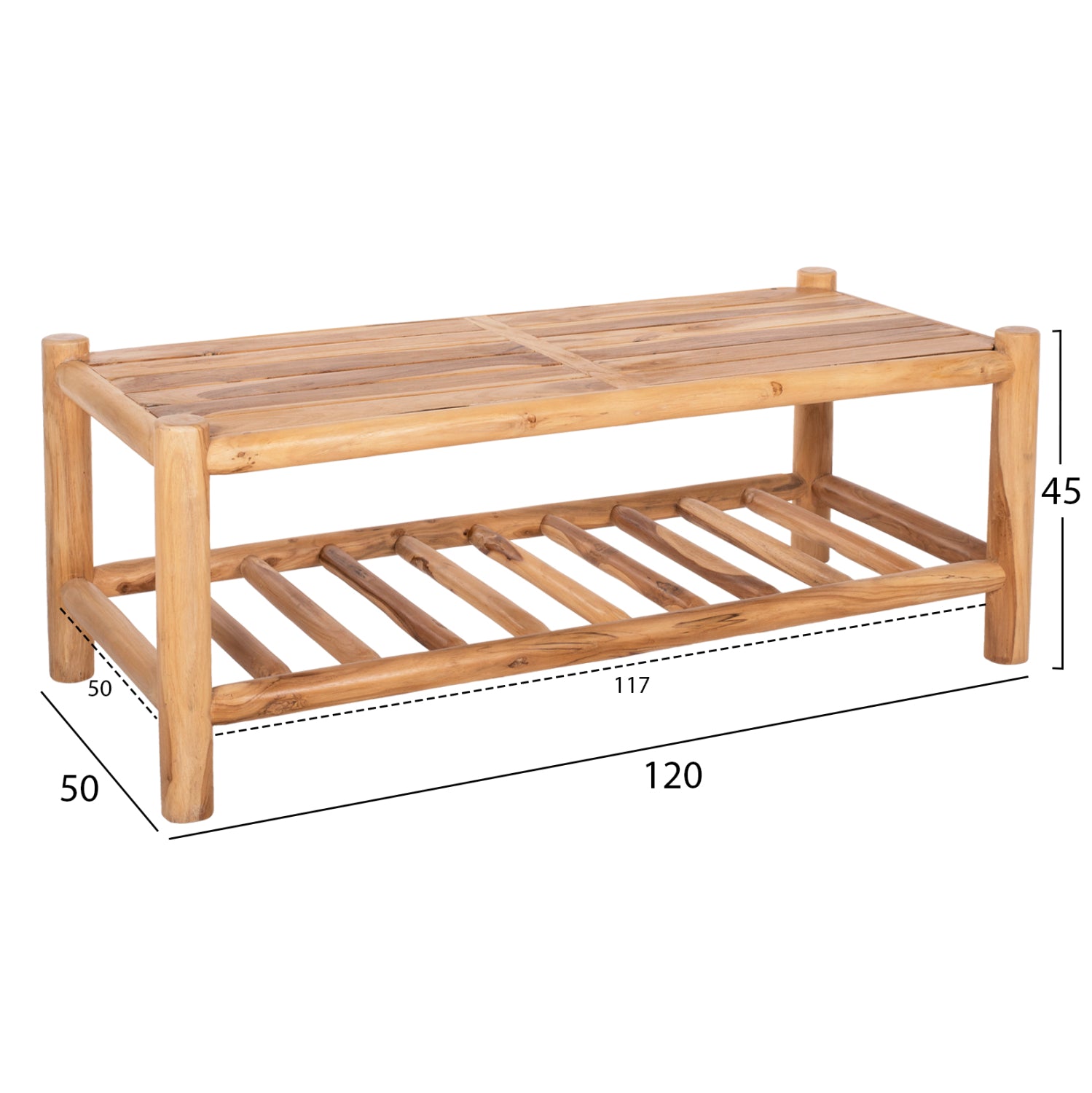 Комплект Едгар тиково дърво