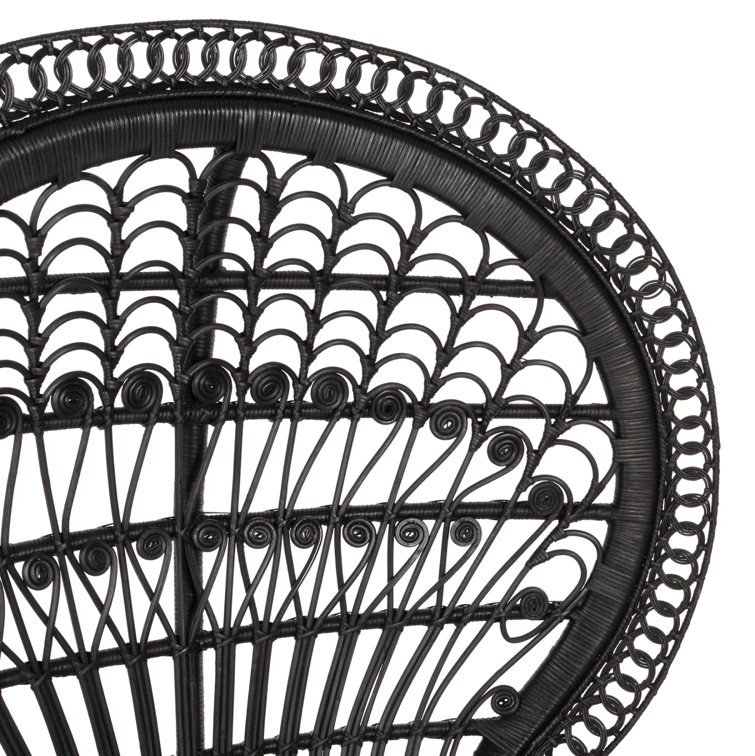 Кресло  ROYAL цвят черен-кафяв 114x72x150