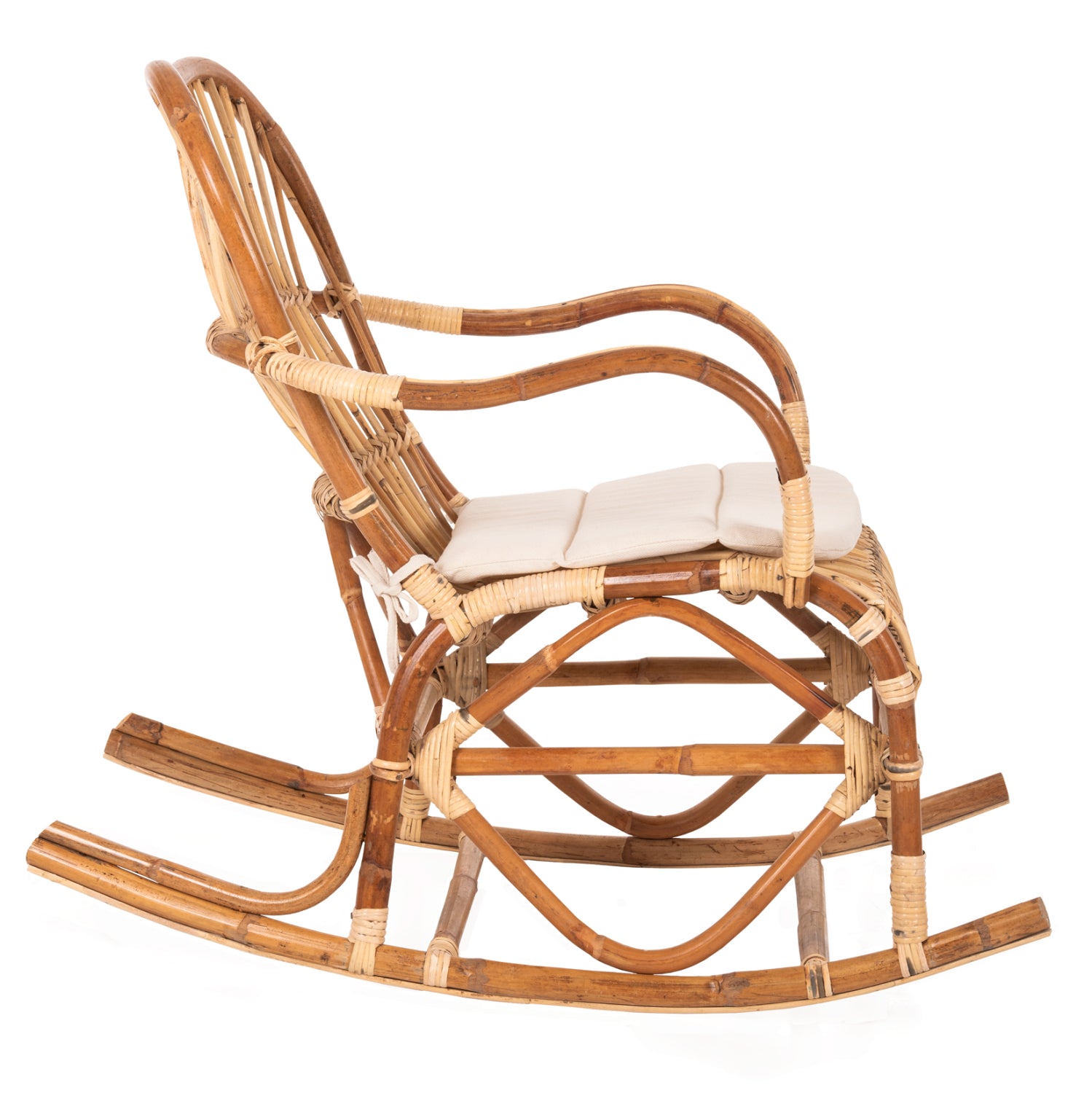 Люлеещо кресло Санта фе натурал  60x103x90