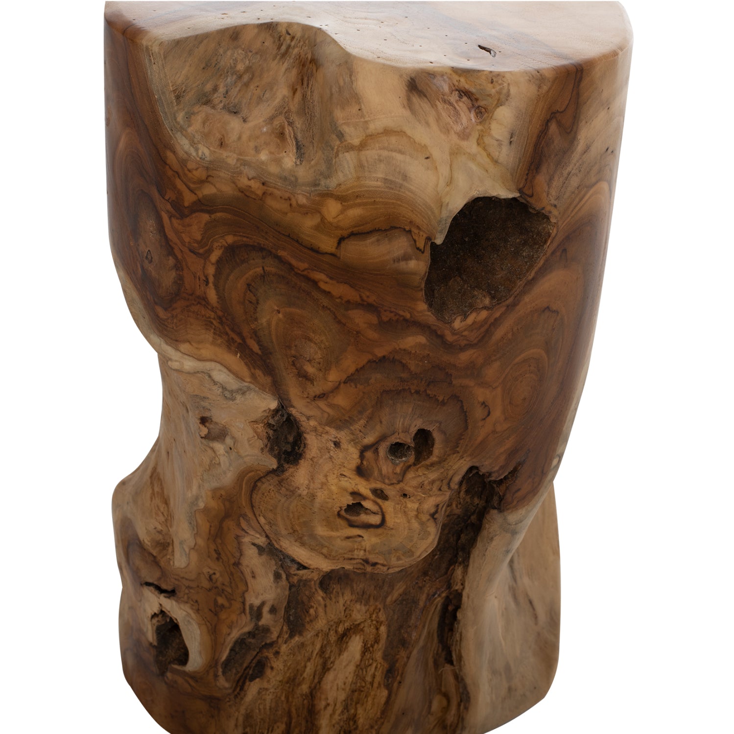 Странична табуретка 9350 естествен цвят Φ30X45Φсм