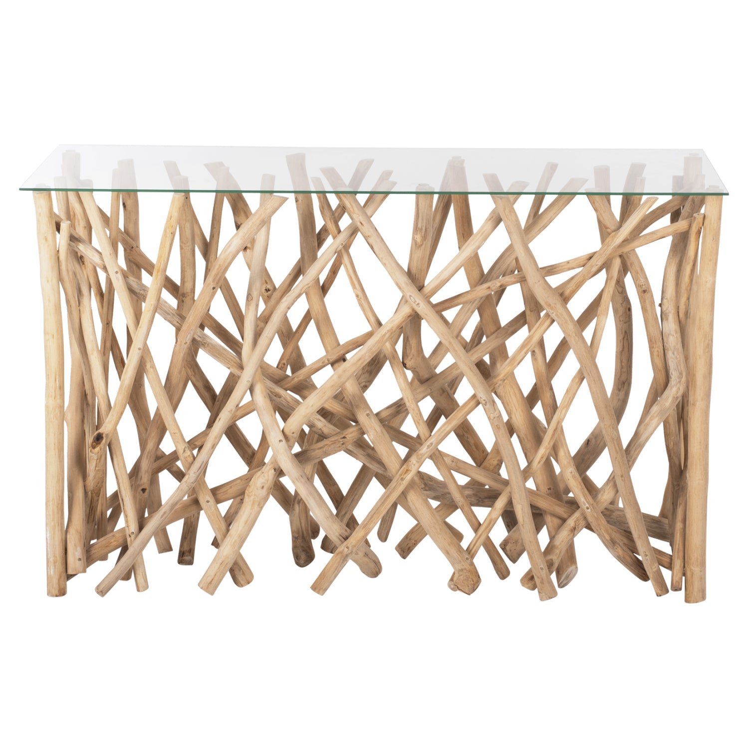 Конзола от тиково дърво 120X35X75