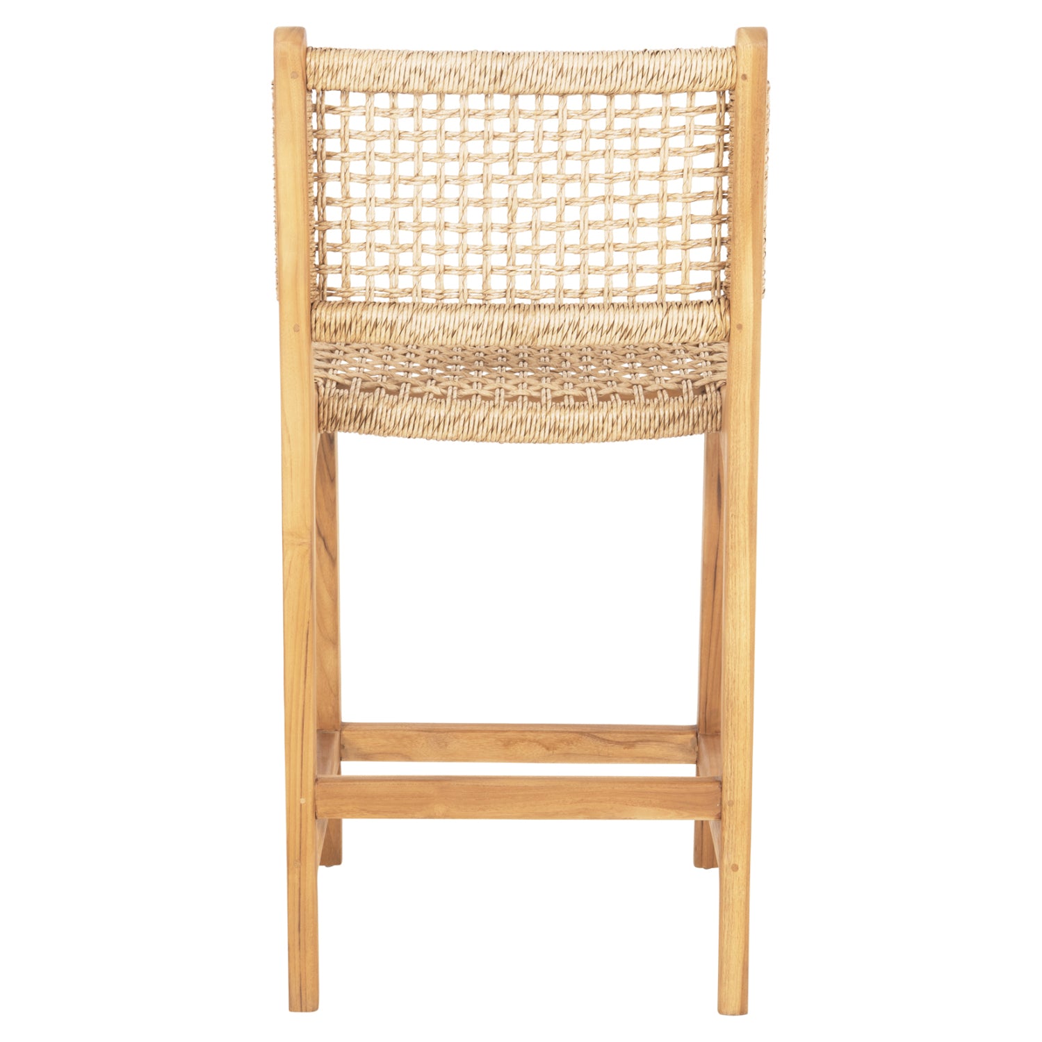 Бар стол NESHA тиково дърво  46x53x96