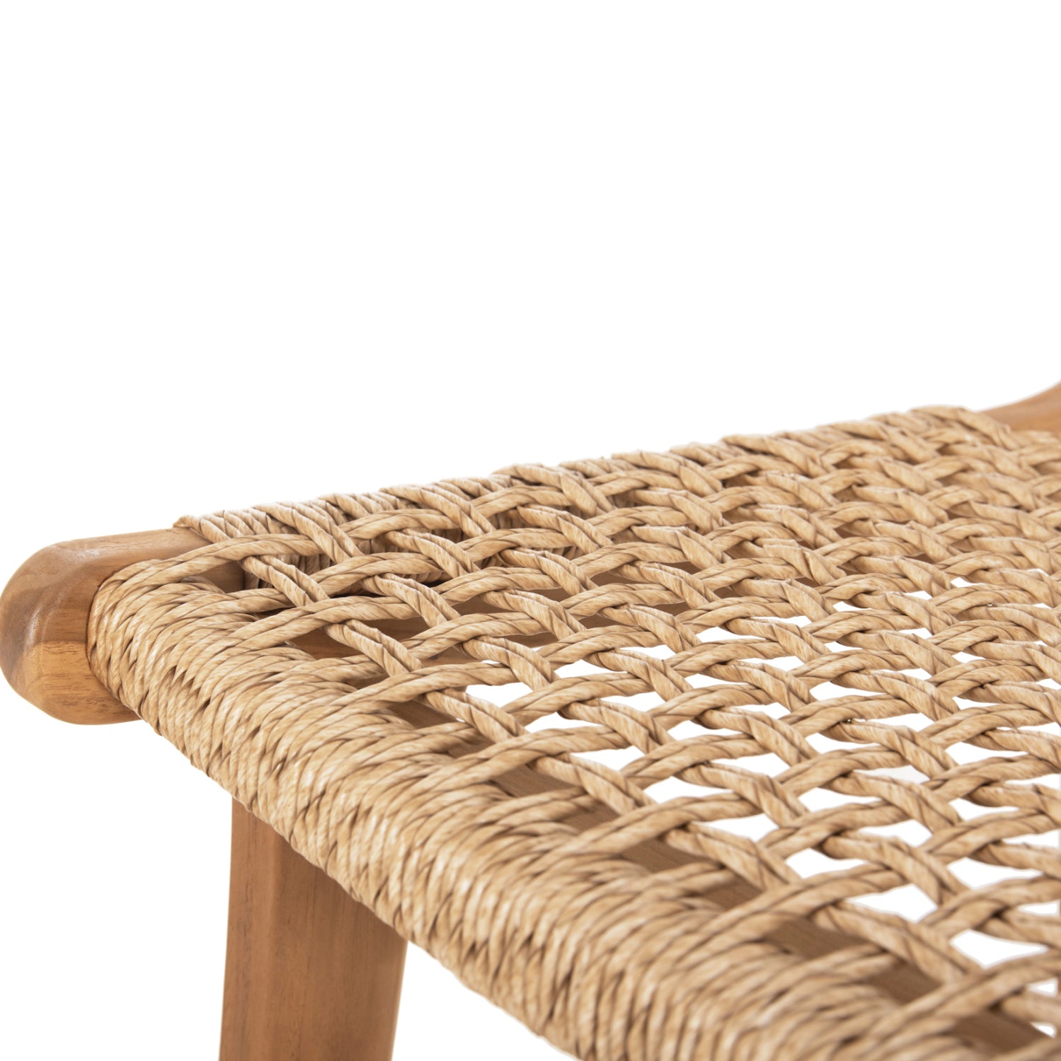 Бар стол NESHA тиково дърво  46x53x96