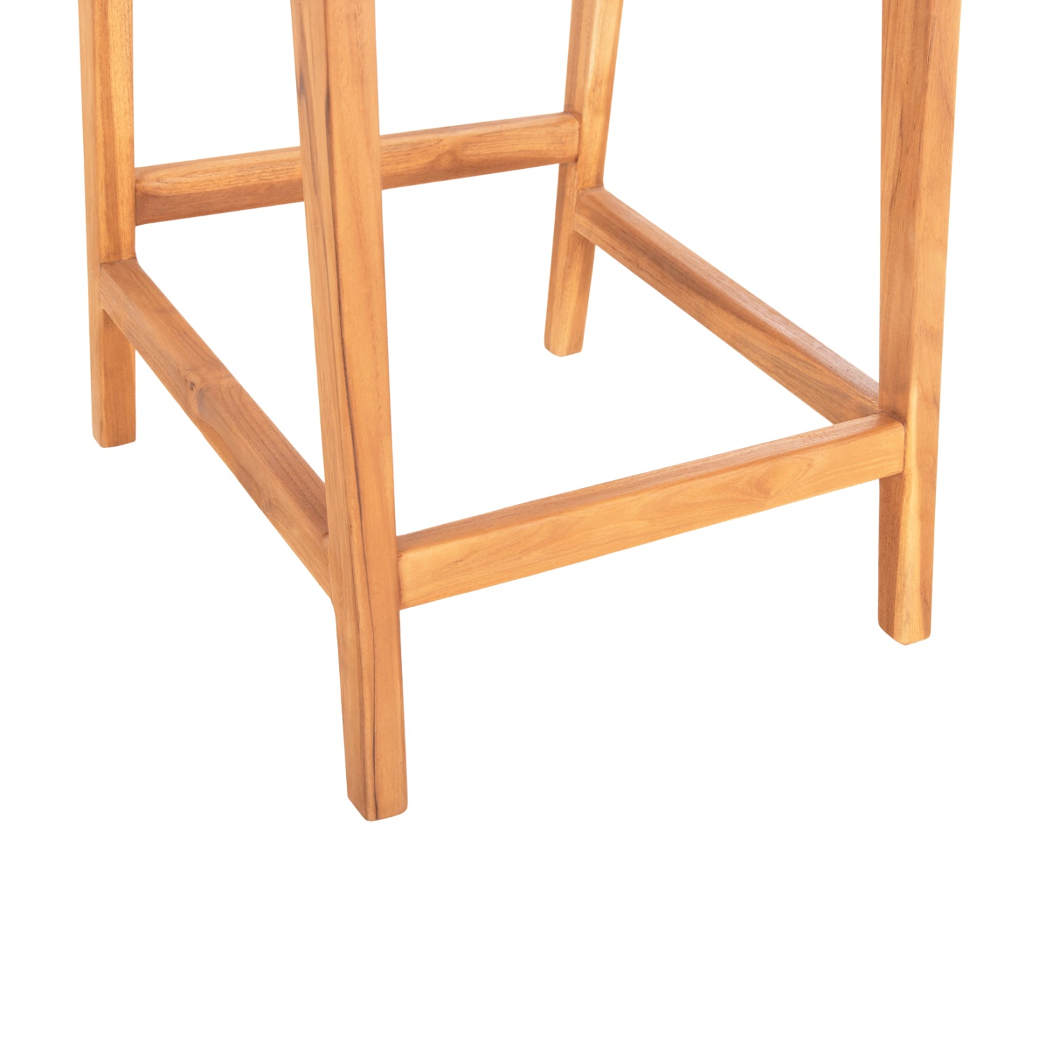 Бар стол NESHA тиково дърво  46x53x96